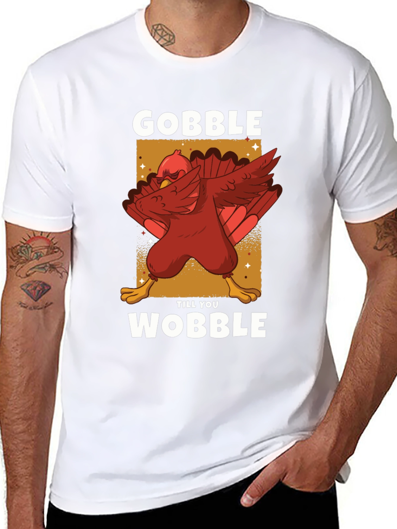 Gobble Till You Wobble Thanksgiving T-Shirt