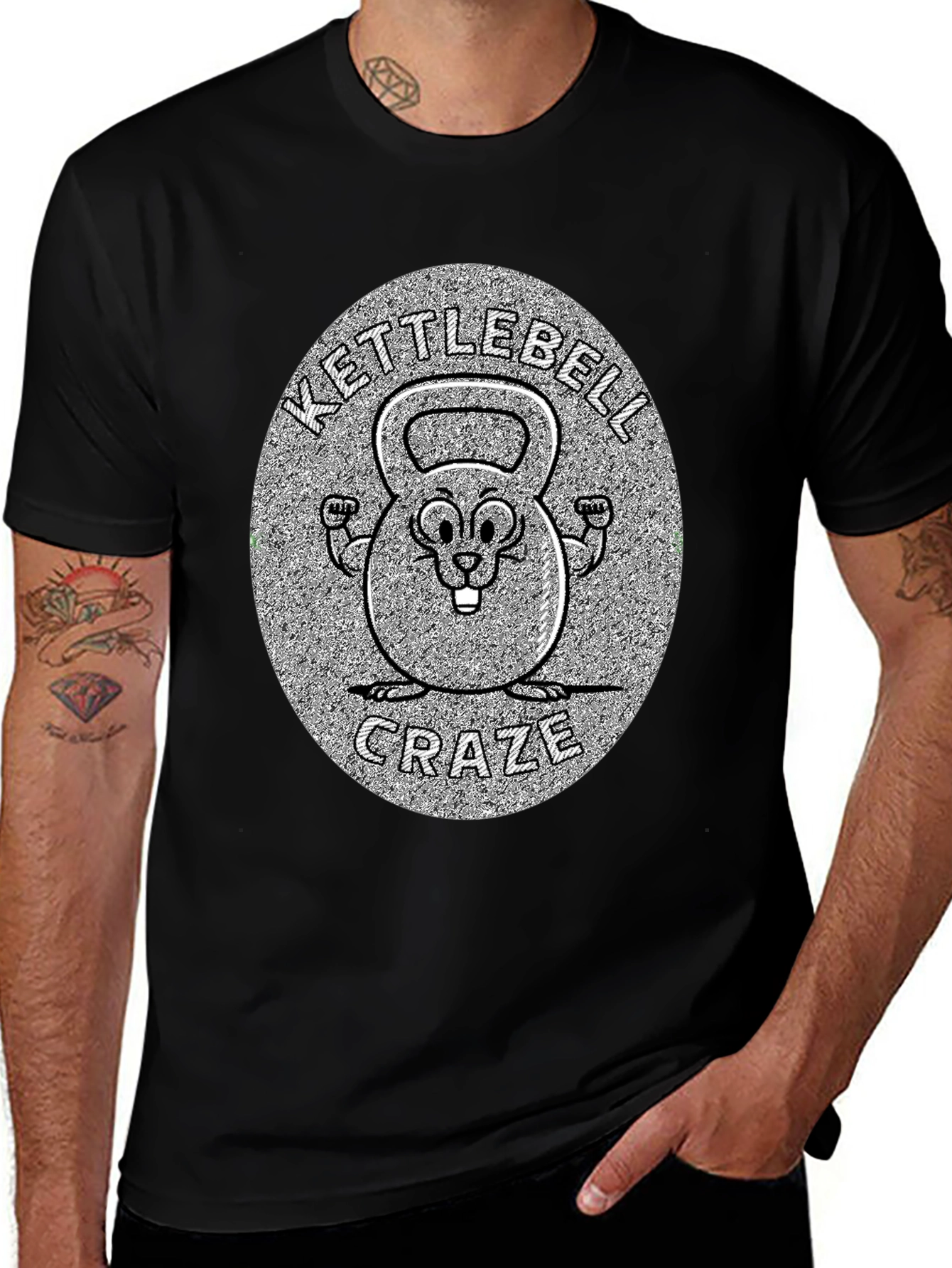Kettlebell Craze T-Shirt - Fitness Novelty Tee