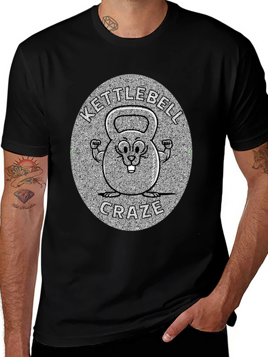 Kettlebell Craze T-Shirt - Fitness Novelty Tee