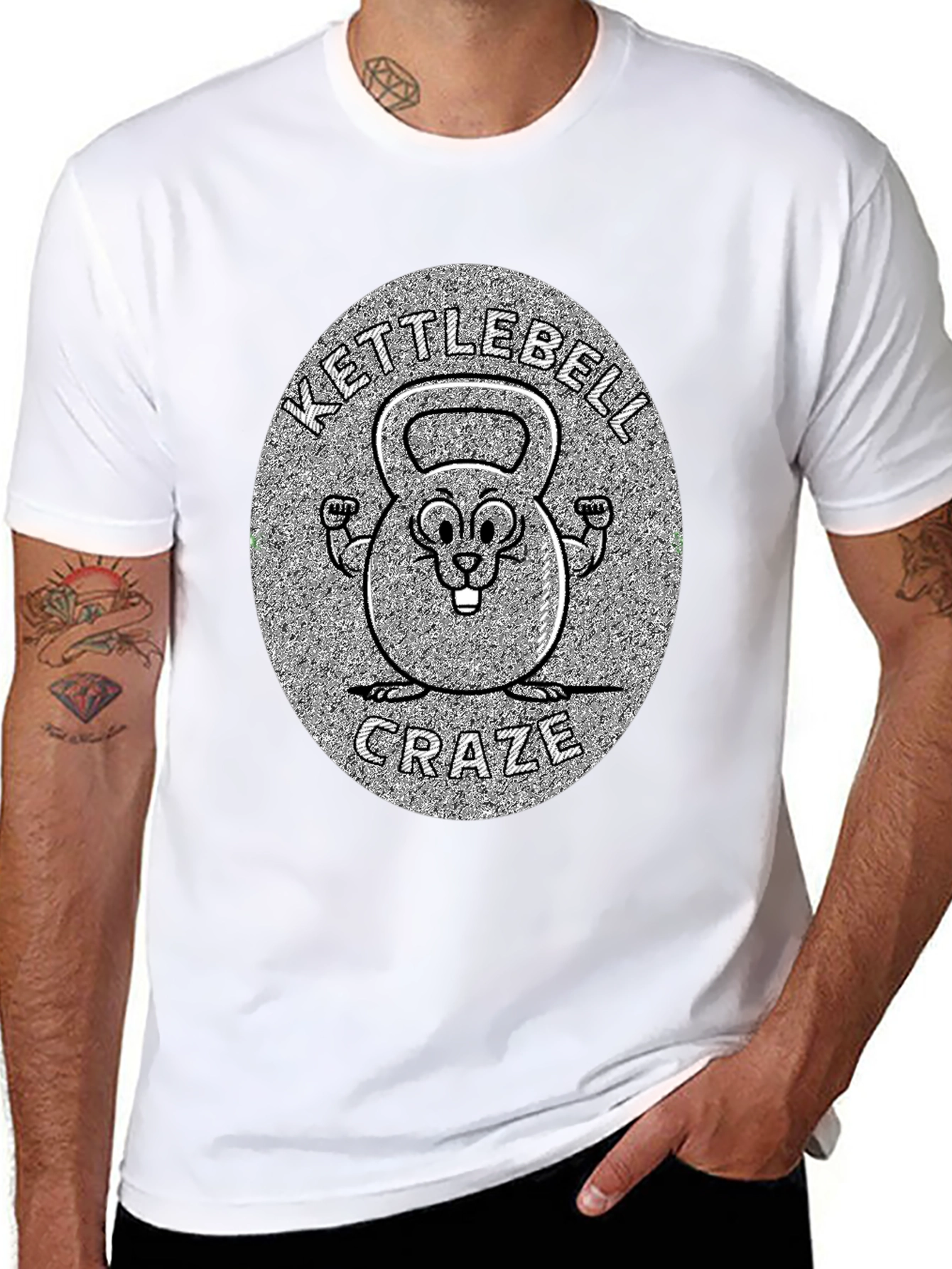 Kettlebell Craze T-Shirt - Fitness Novelty Tee