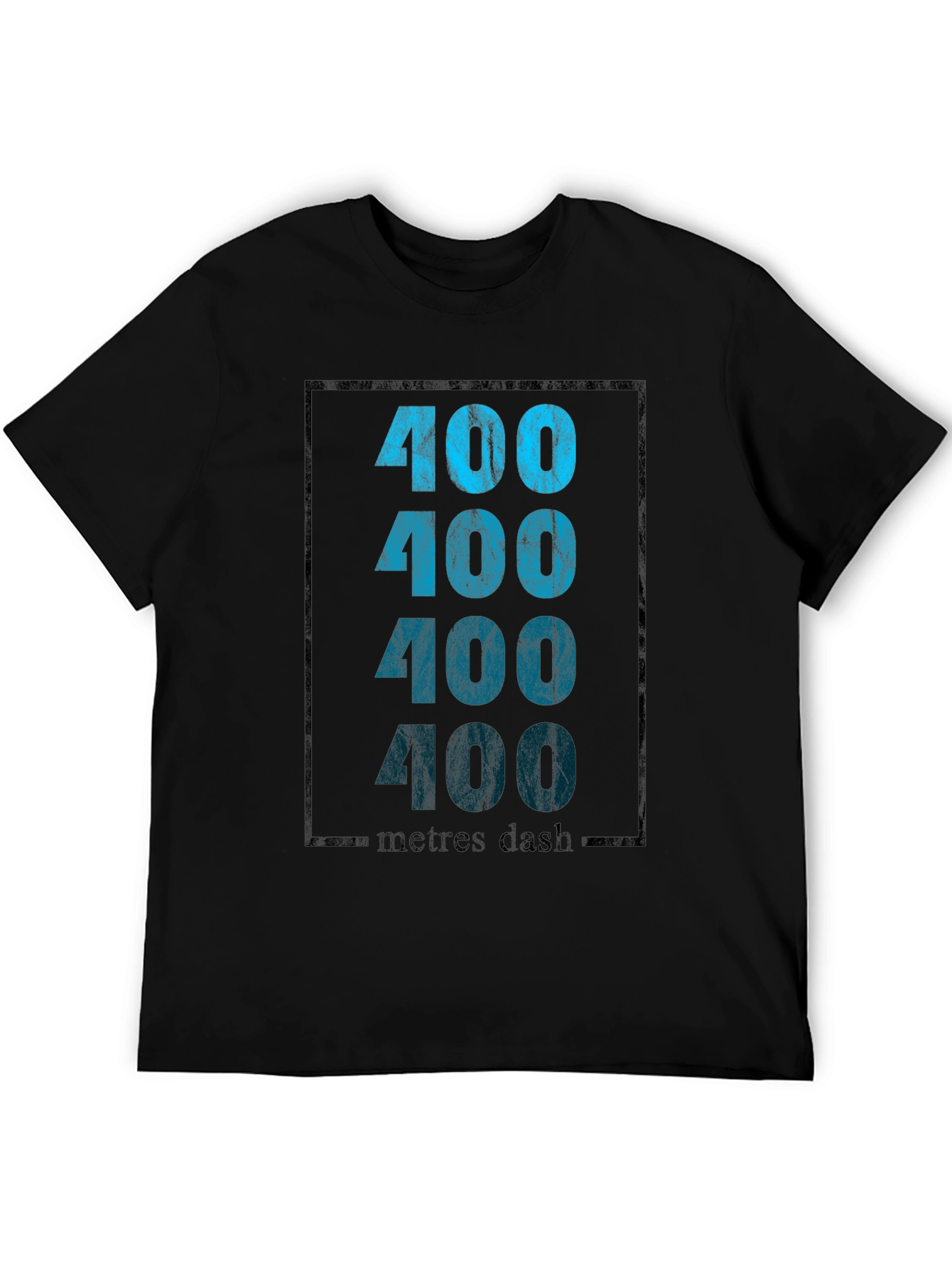 400 Metres Dash Graphic Tee - Athletic Style