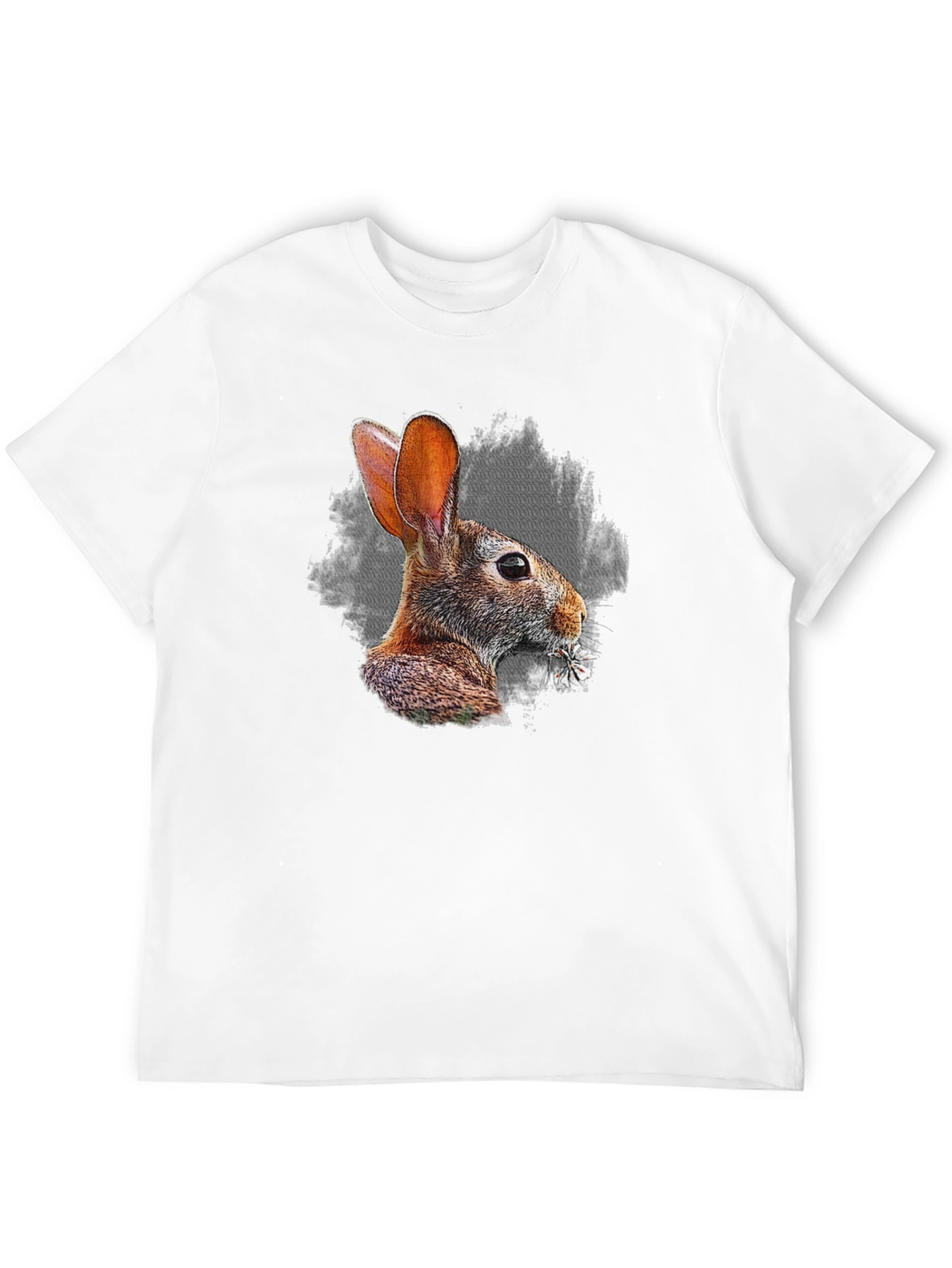 Rabbit Graphic Black T-Shirt