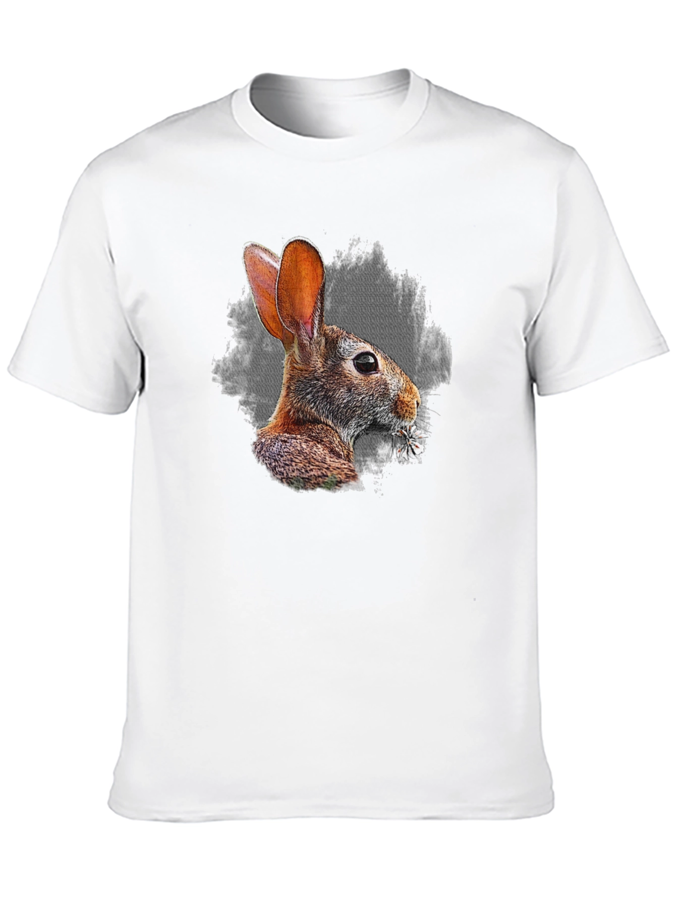 Rabbit Graphic Black T-Shirt