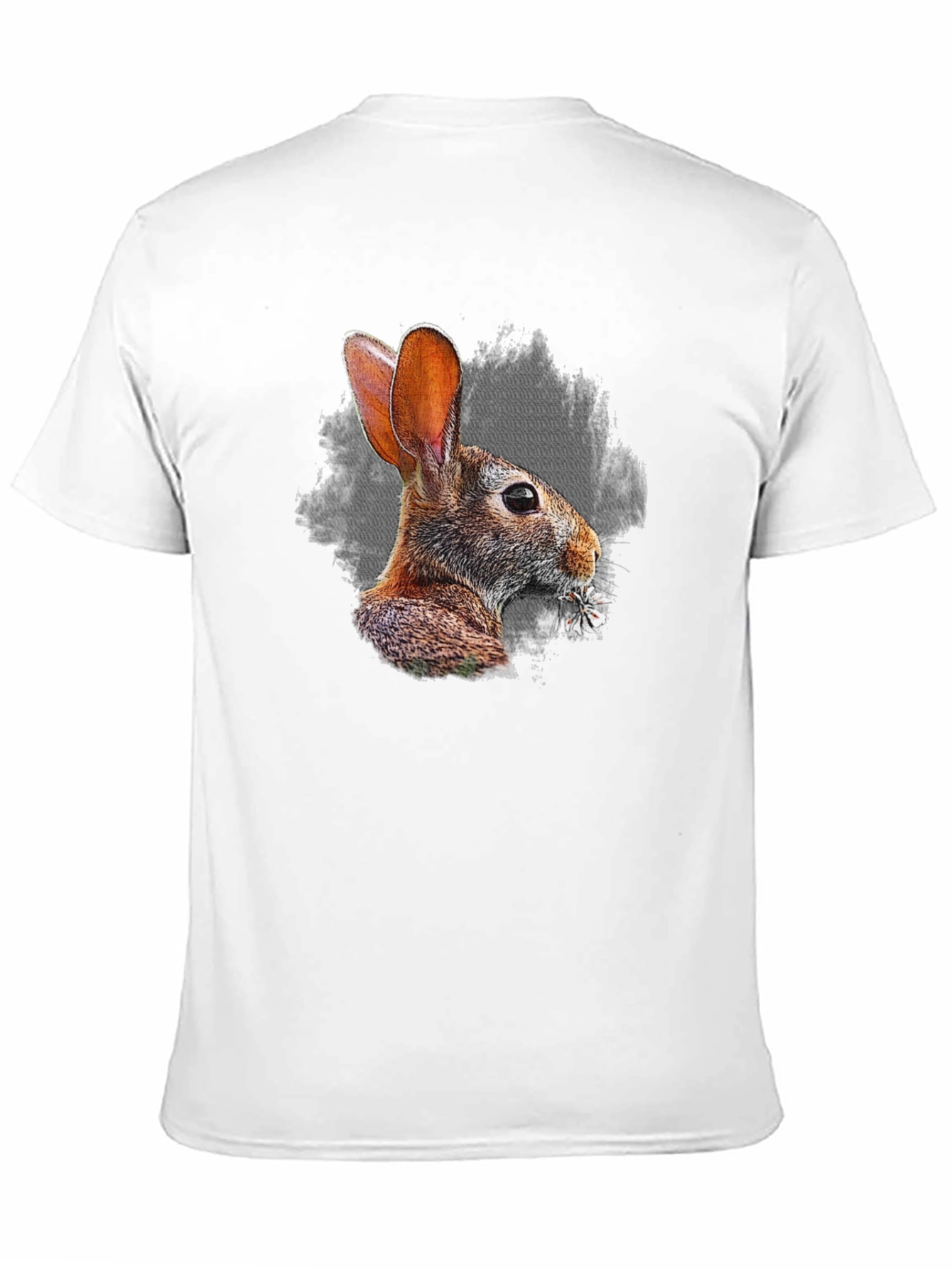 Rabbit Graphic Black T-Shirt