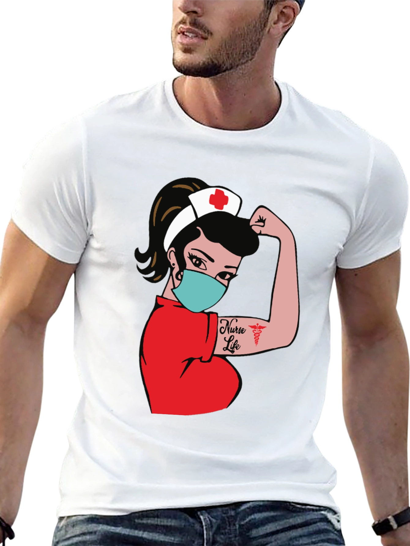 Nurse Life Graphic T-Shirt