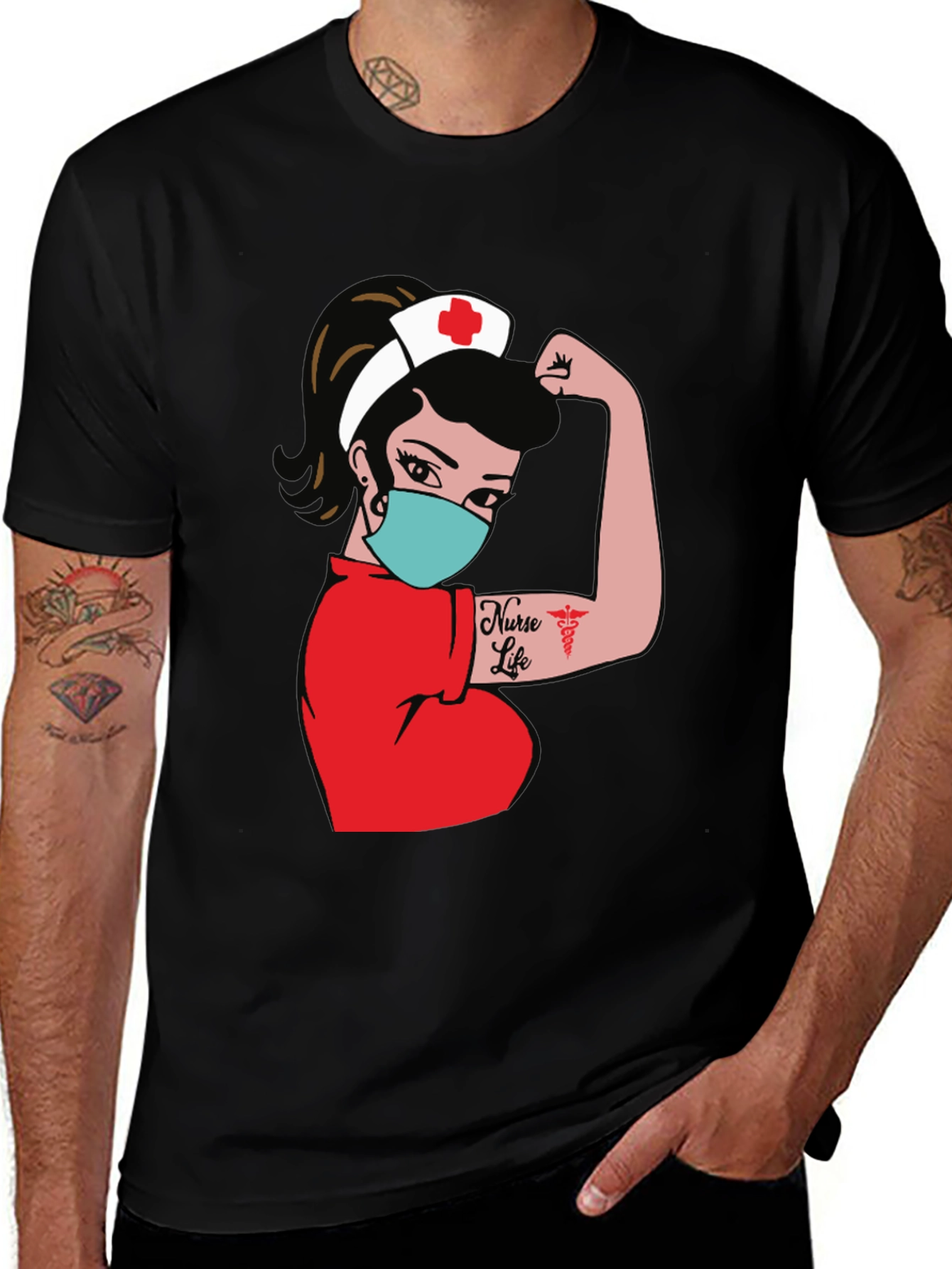 Nurse Life Graphic T-Shirt
