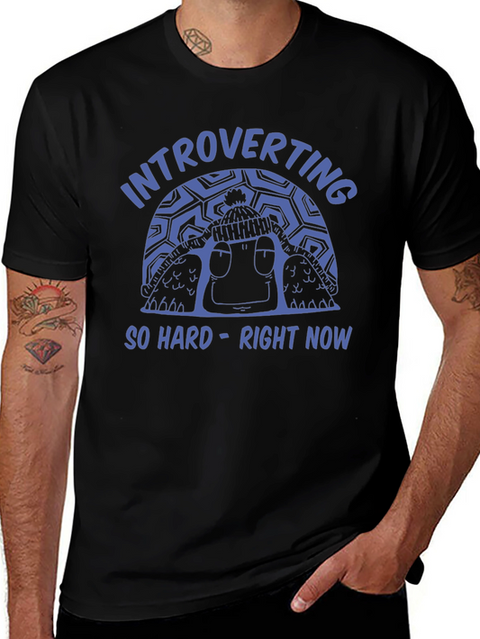 Introverting Turtle T-Shirt - Funny Introvert Tee