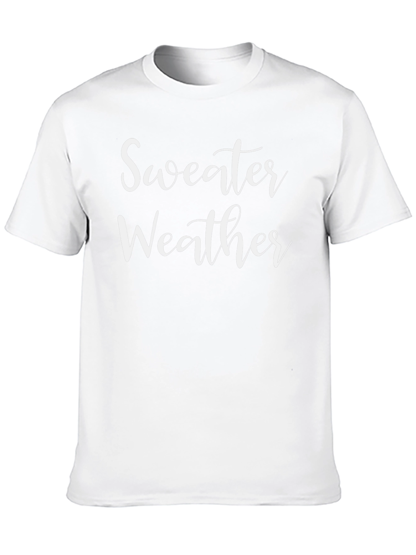 Sweater Weather Black Tee Shirt