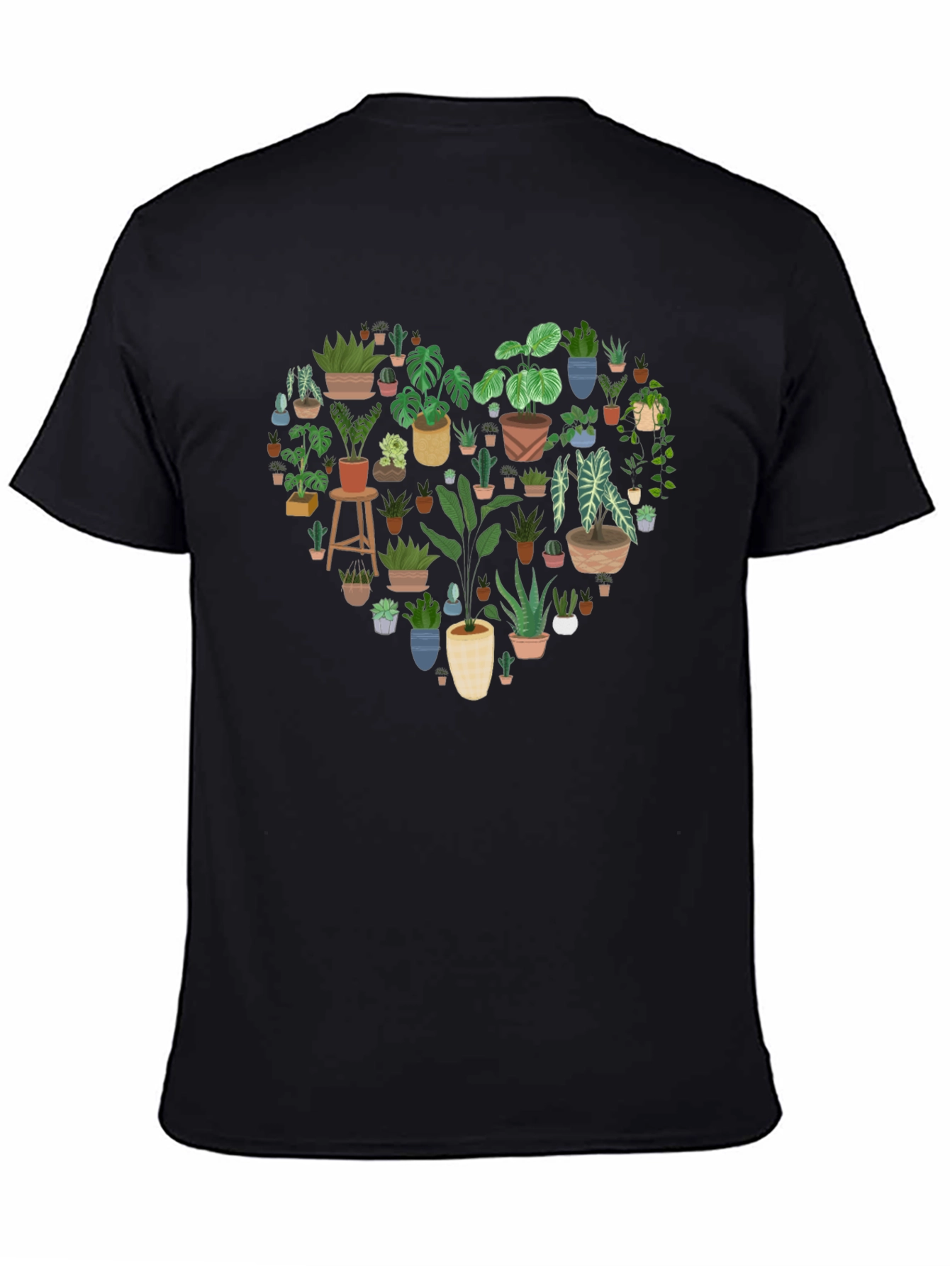 Plant Heart Graphic Tee - Botanical Lover Shirt