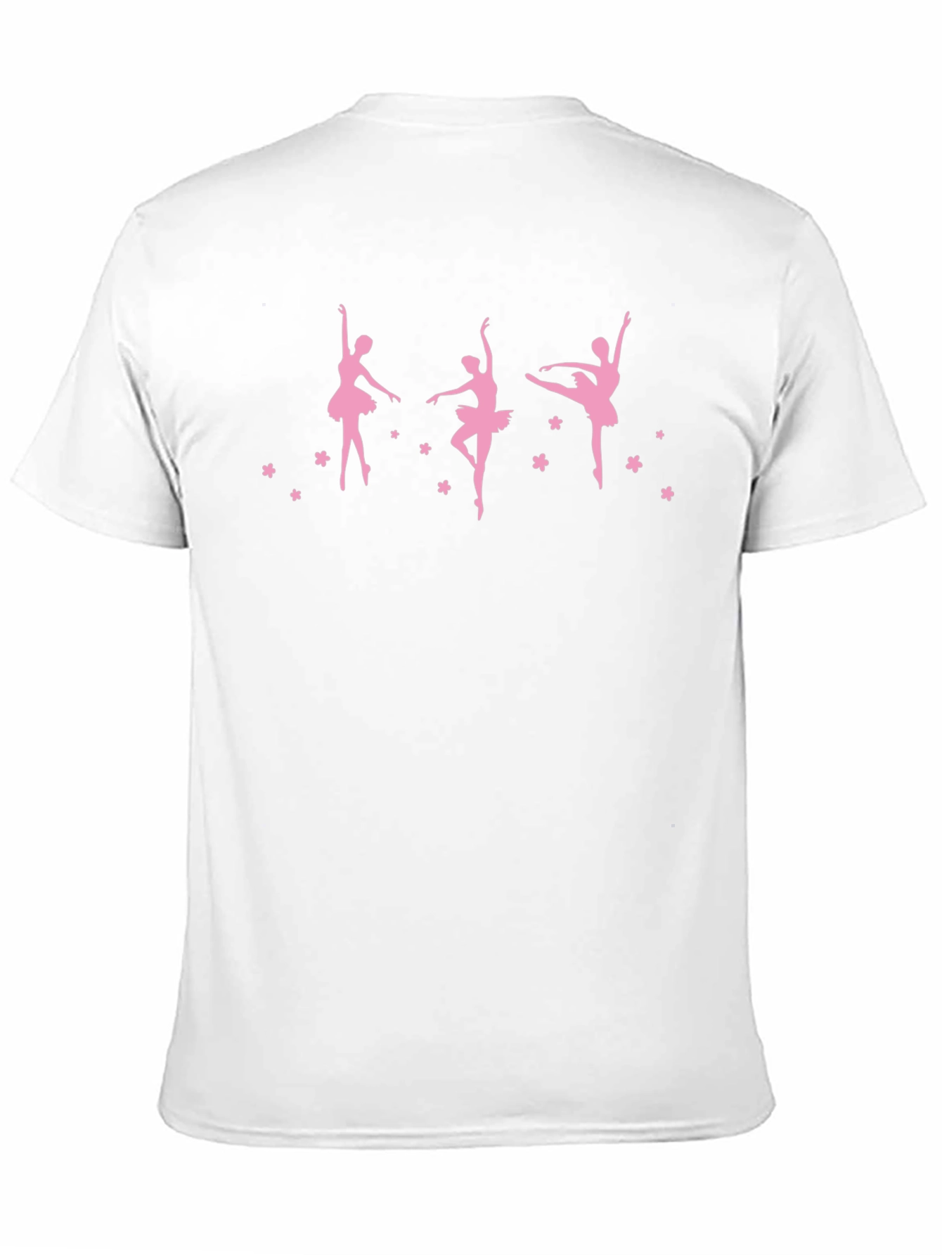 Ballerina Graphic Tee - Stylish Black Cotton T-Shirt