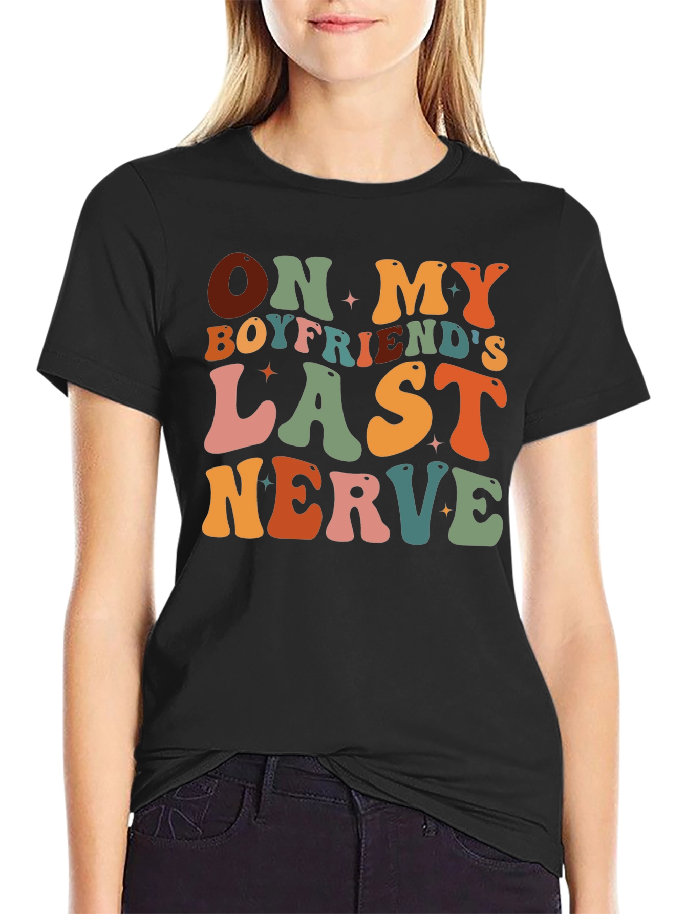 On My Boyfriends Last Nerve Graphic Tee