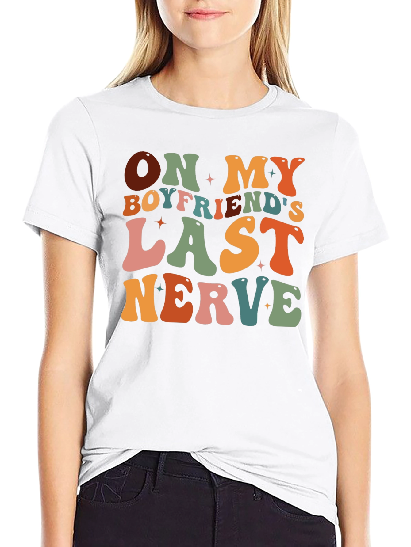 On My Boyfriends Last Nerve Graphic Tee