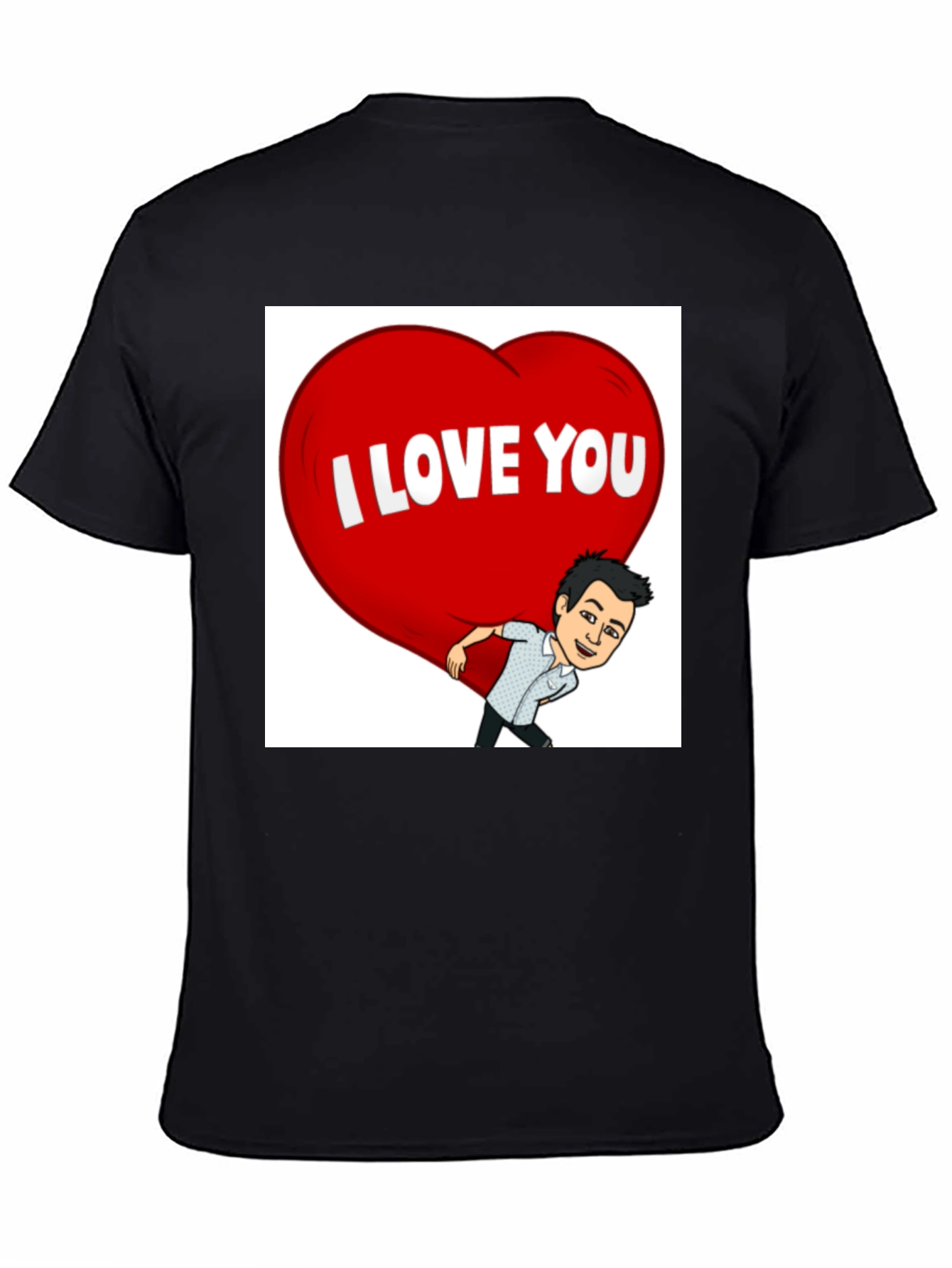 I Love You T-Shirt - Cartoon Graphic Tee