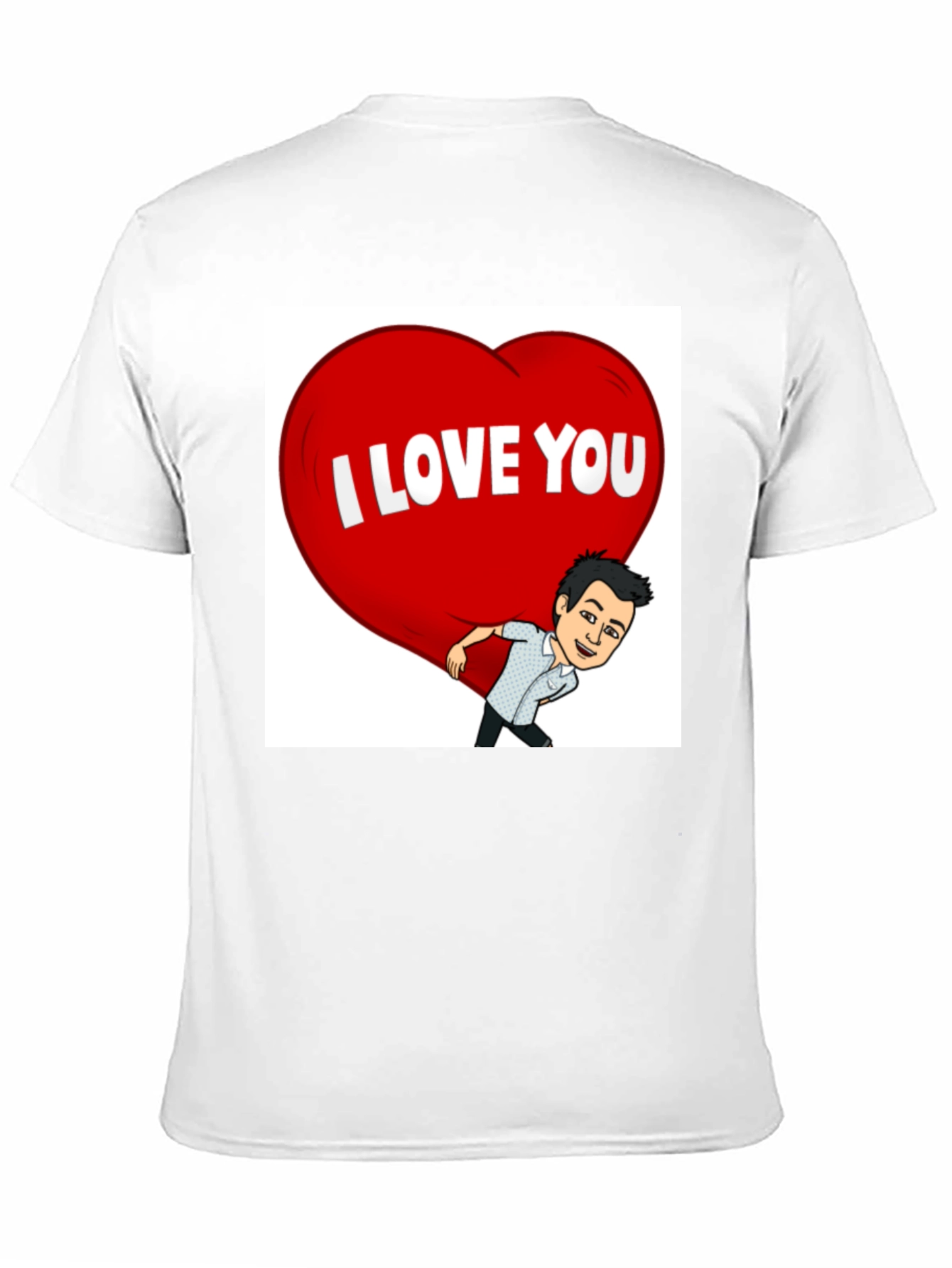 I Love You T-Shirt - Cartoon Graphic Tee