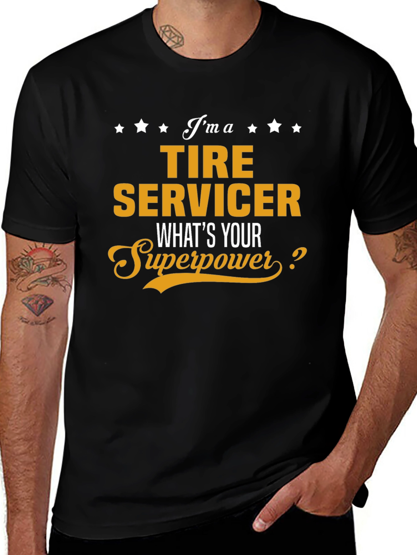 Tire Servicer Superpower T-Shirt