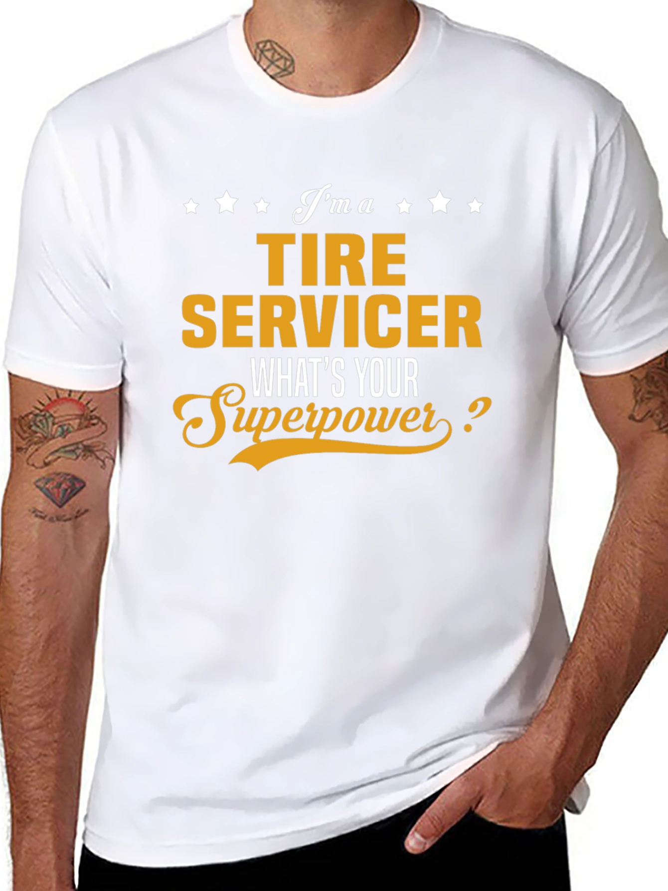 Tire Servicer Superpower T-Shirt