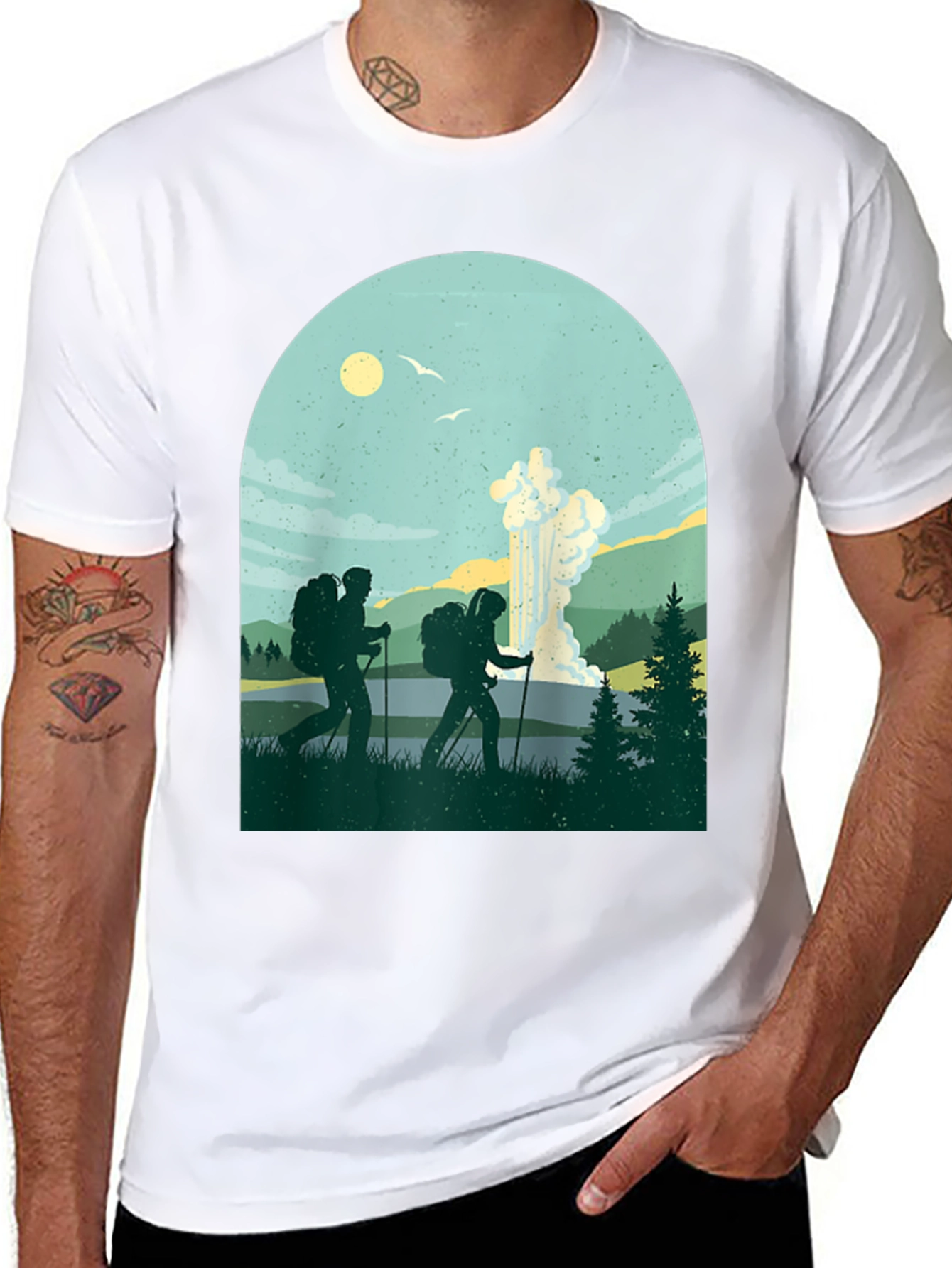Hiking Graphic Tee: Adventure Ready Comfort