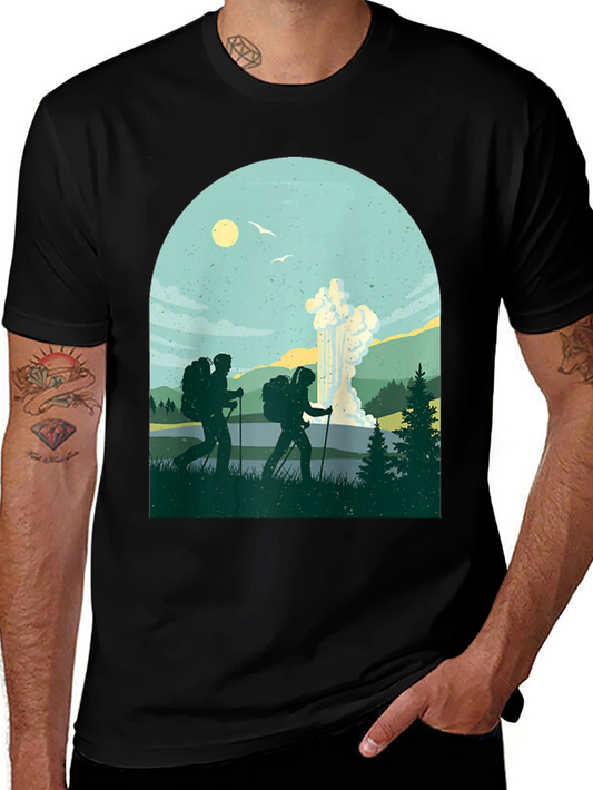 Hiking Graphic Tee: Adventure Ready Comfort