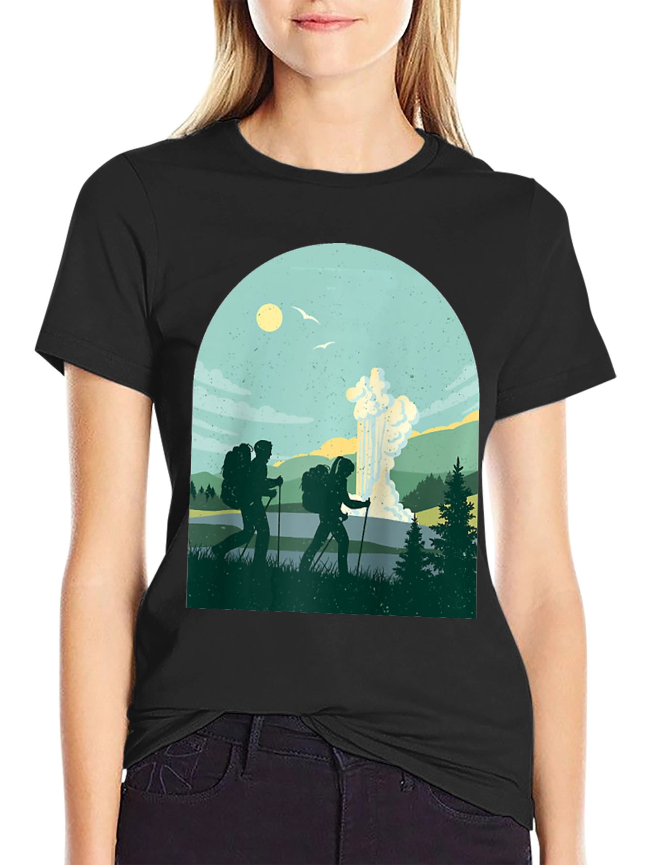 Hiking Graphic Tee: Adventure Ready Comfort