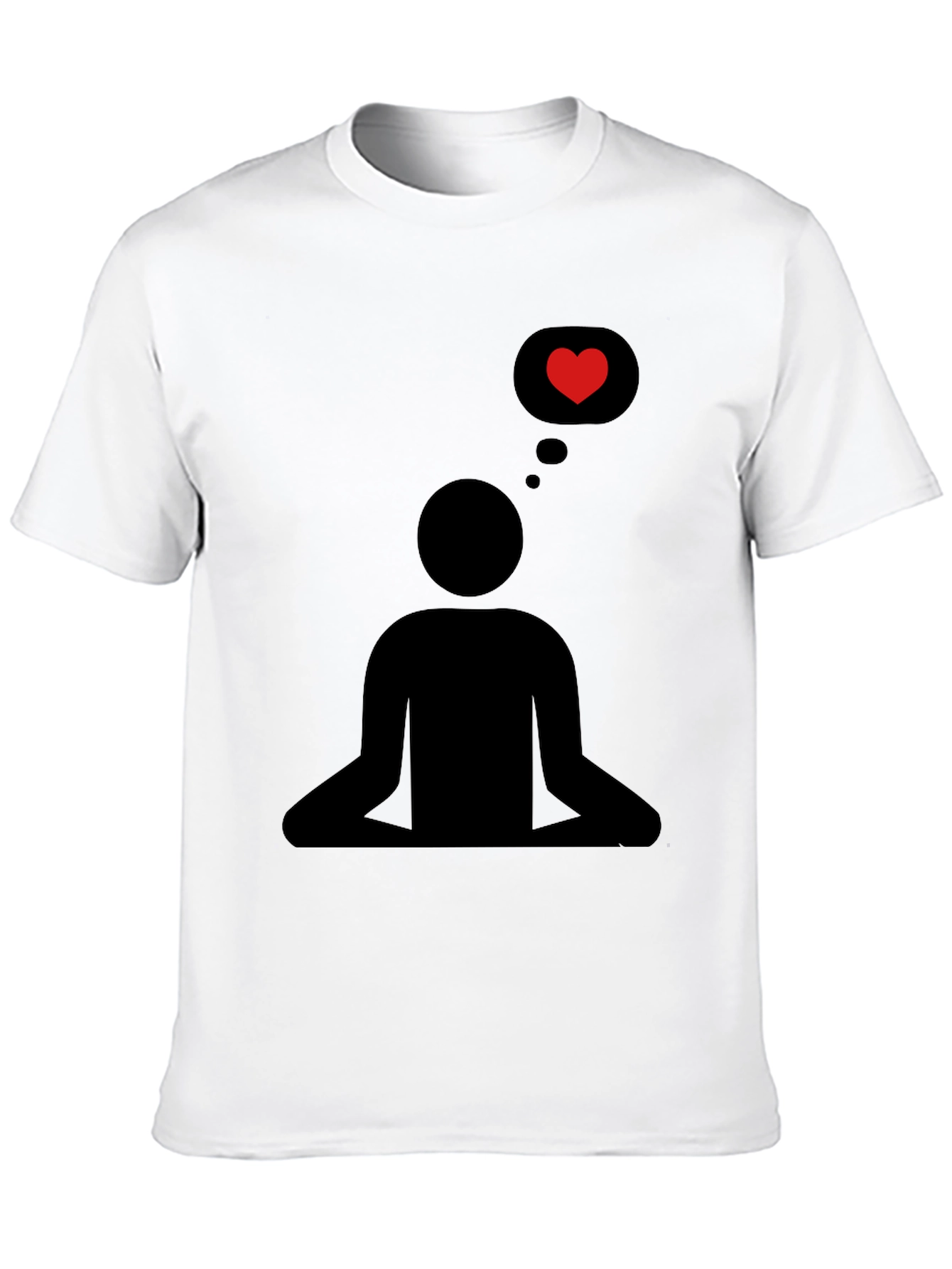 Meditating Love T-Shirt - Relaxed Fit