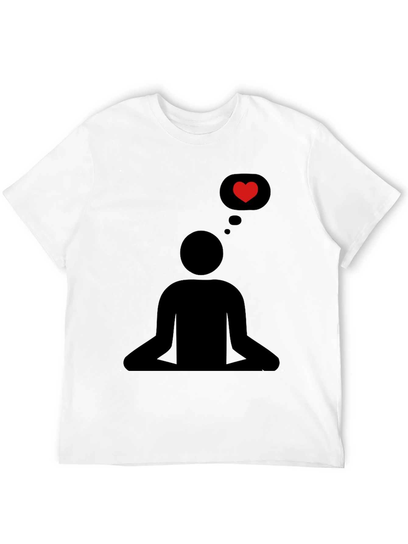 Meditating Love T-Shirt - Relaxed Fit