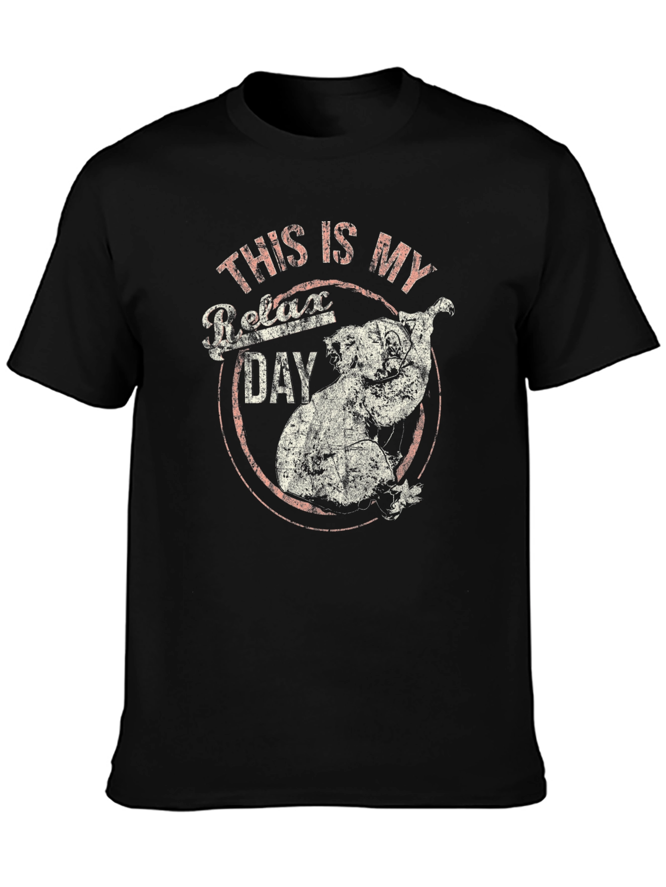 Relax Day Koala Graphic T-Shirt