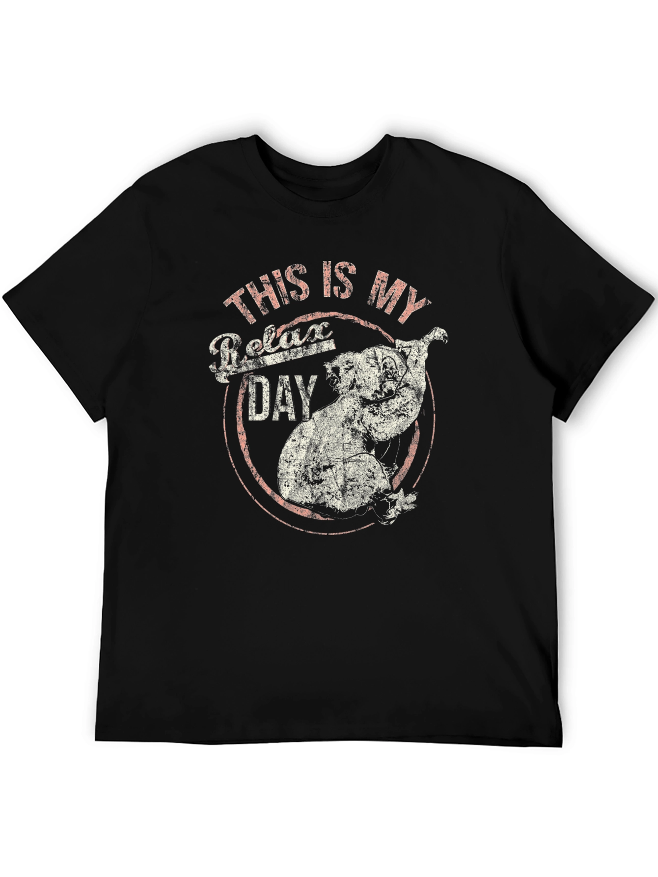 Relax Day Koala Graphic T-Shirt