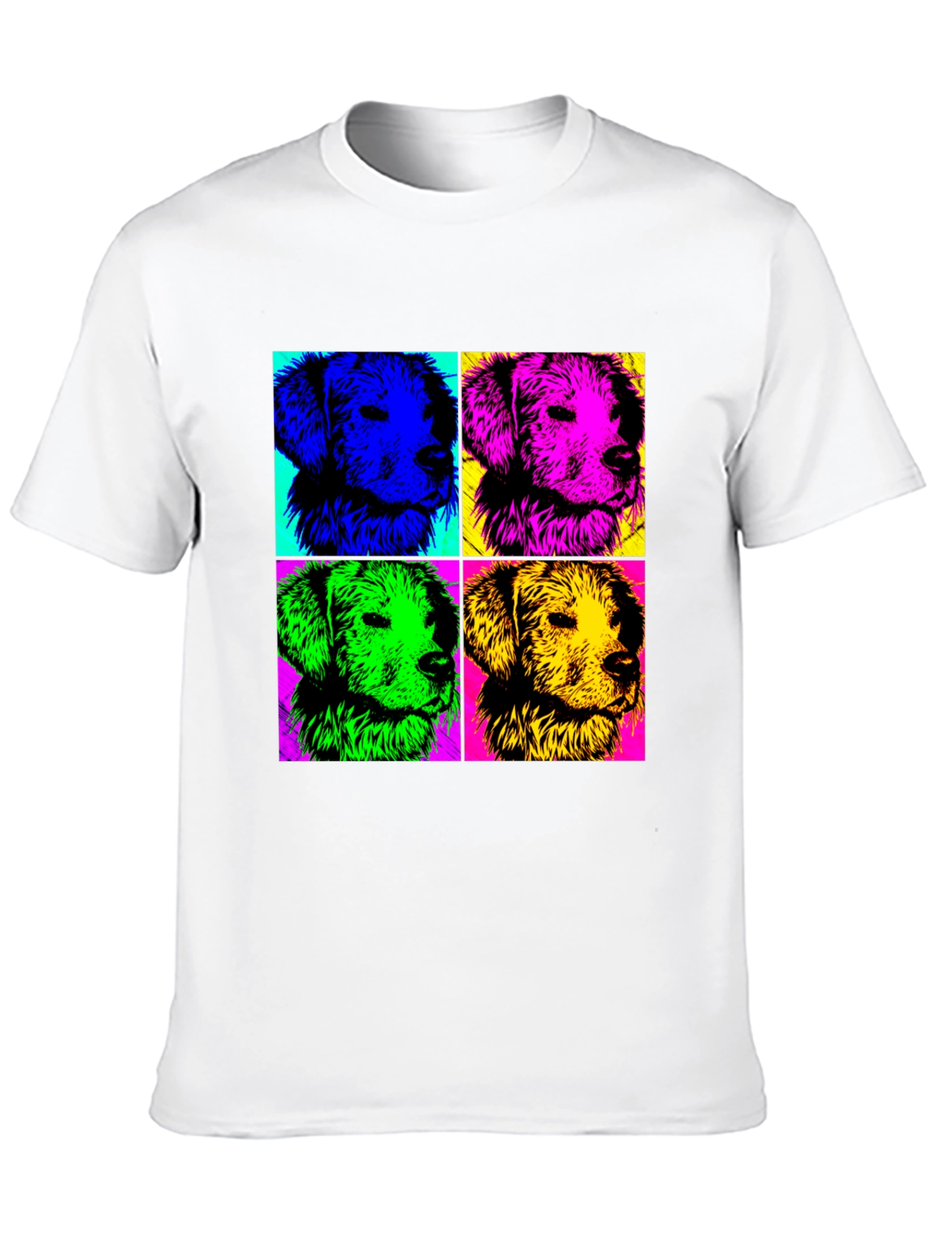 Pop Art Dog Portrait T-Shirt