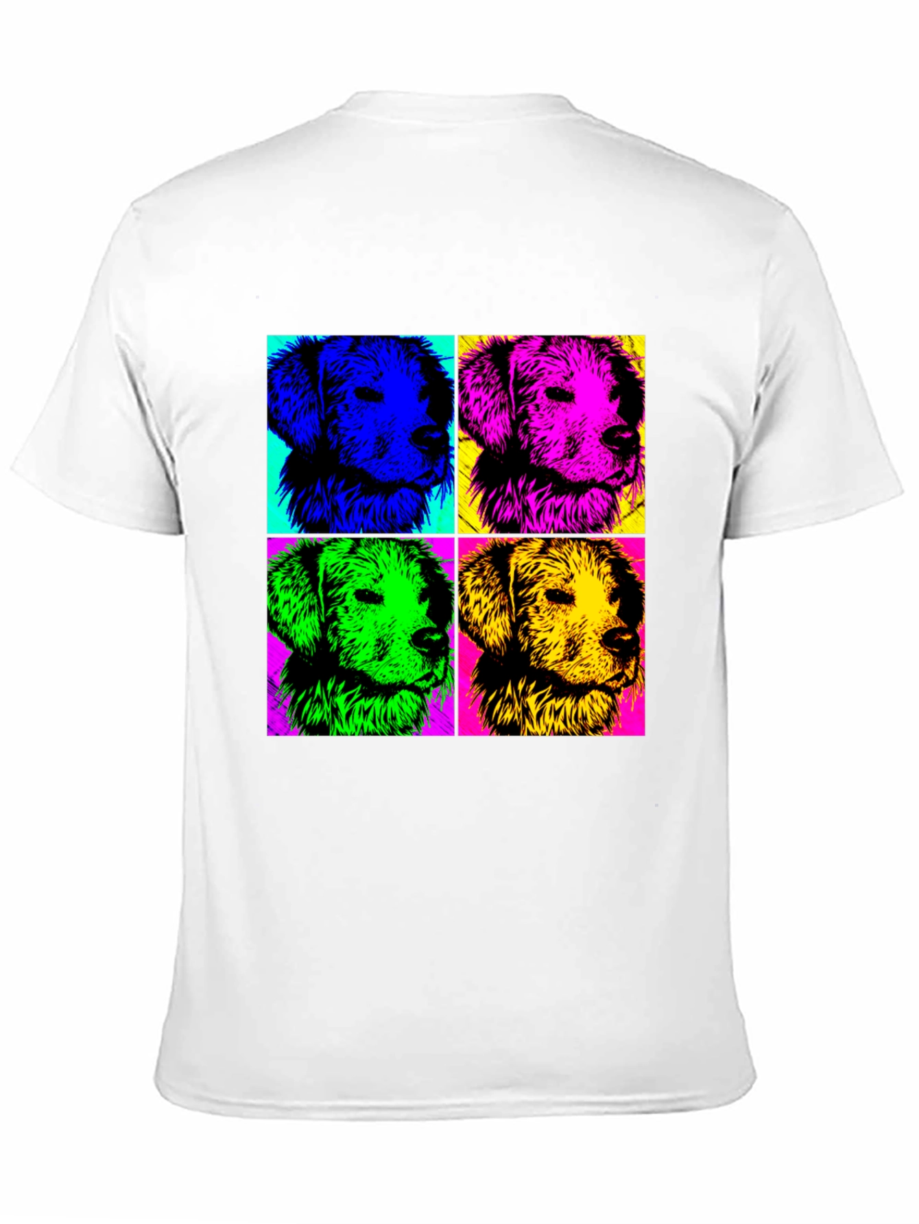 Pop Art Dog Portrait T-Shirt