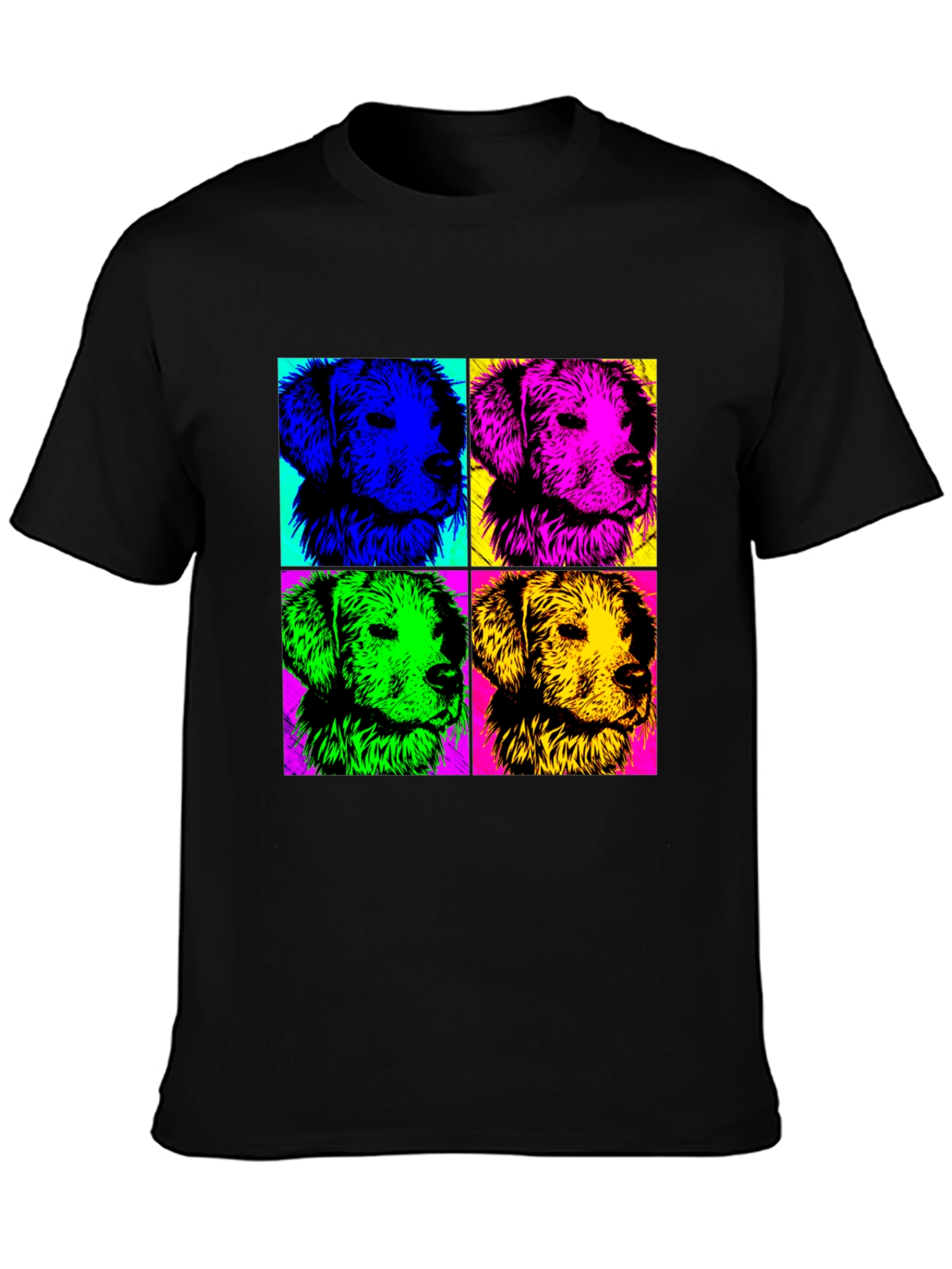 Pop Art Dog Portrait T-Shirt
