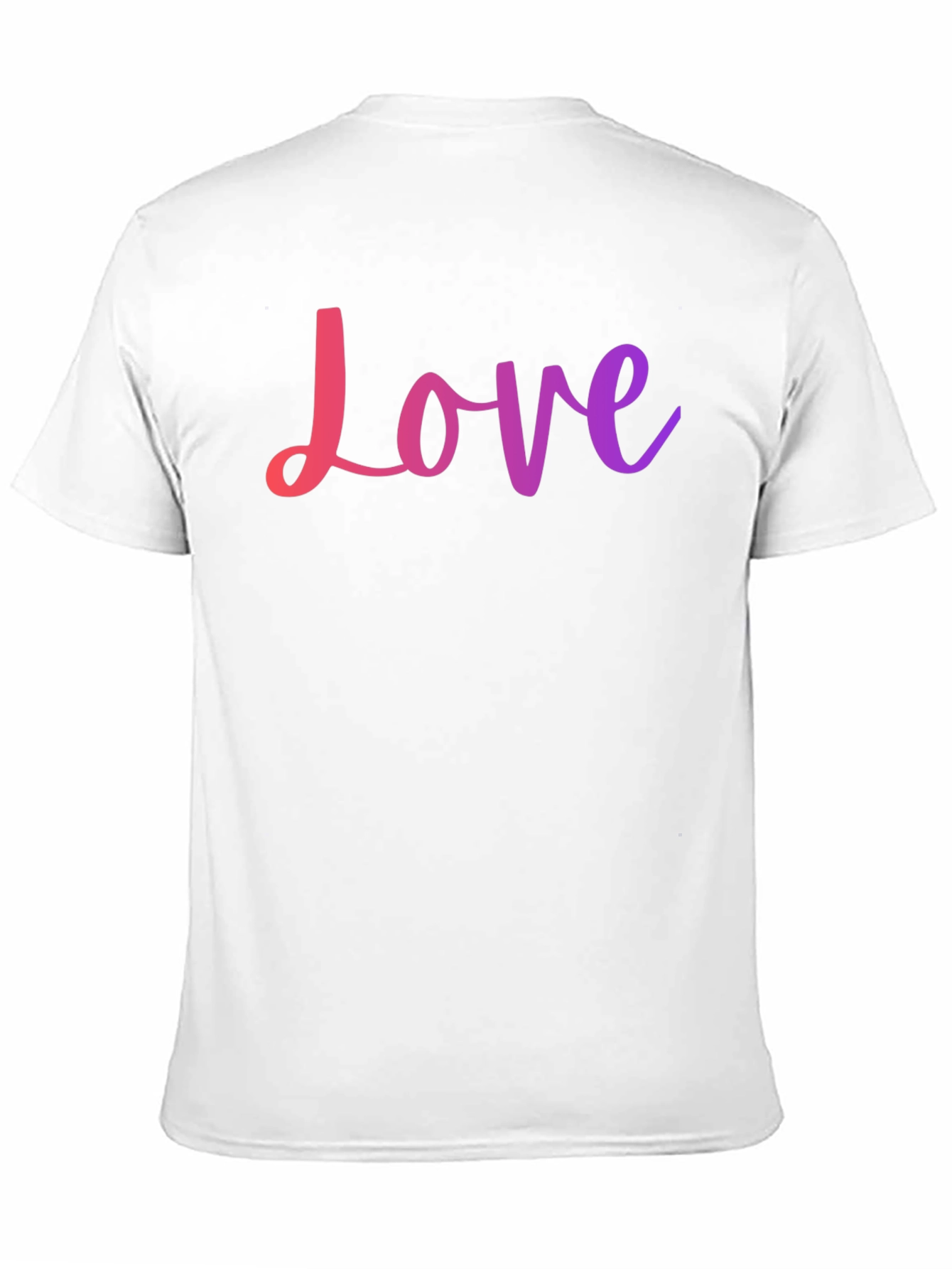 Love Graphic Print Crew Neck T-Shirt