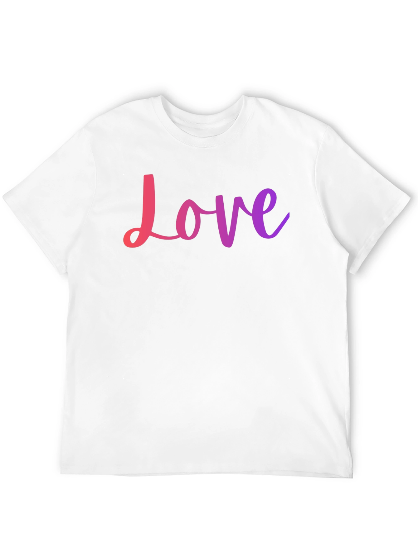 Love Graphic Print Crew Neck T-Shirt