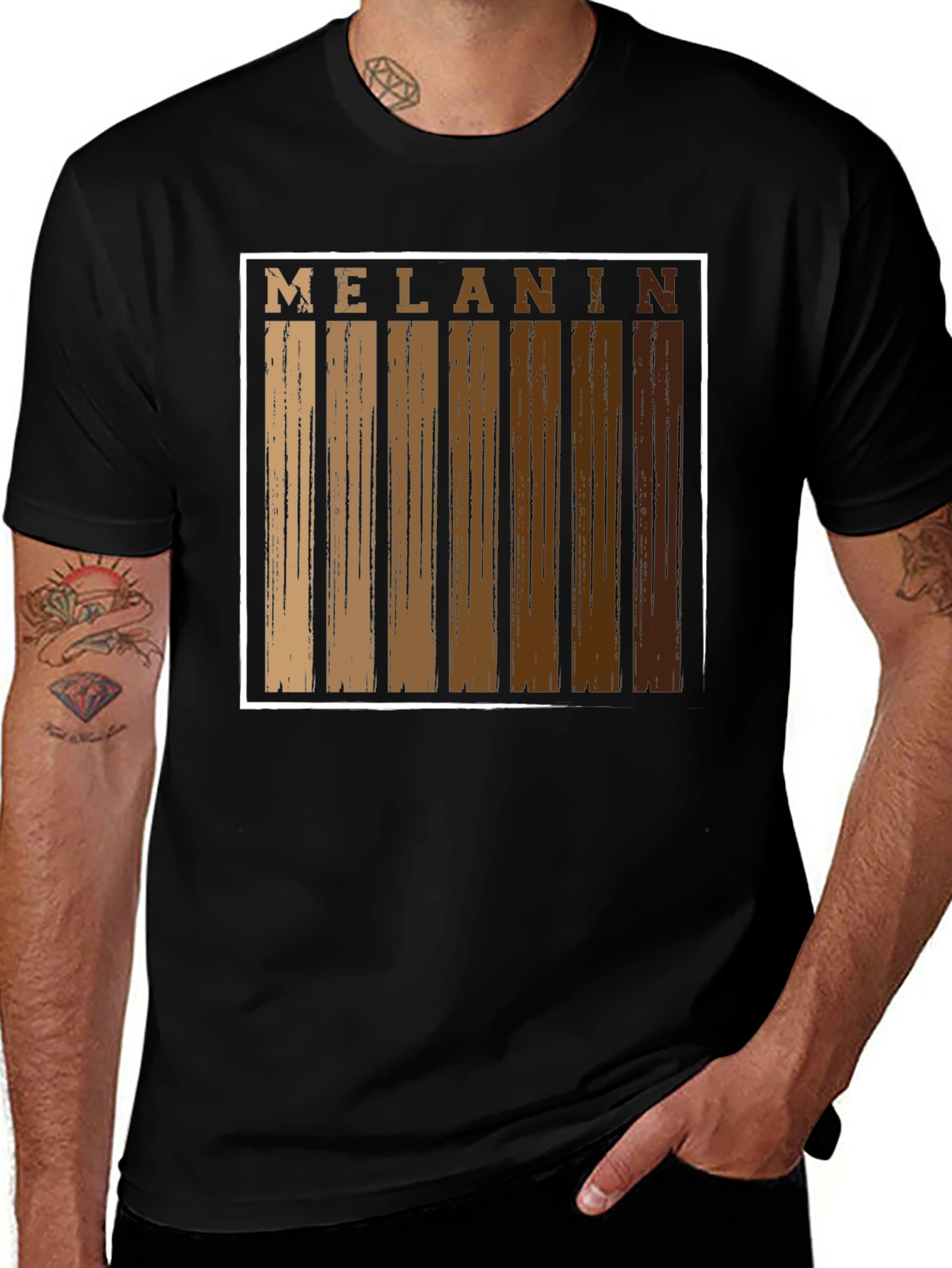 Melanin Shades Graphic Tee - Black Pride T-Shirt
