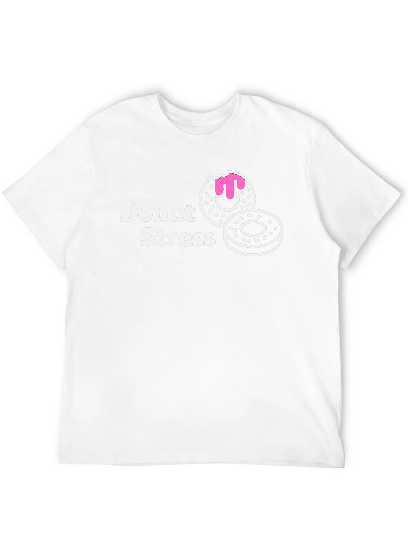 Donut Stress Funny Graphic T-Shirt