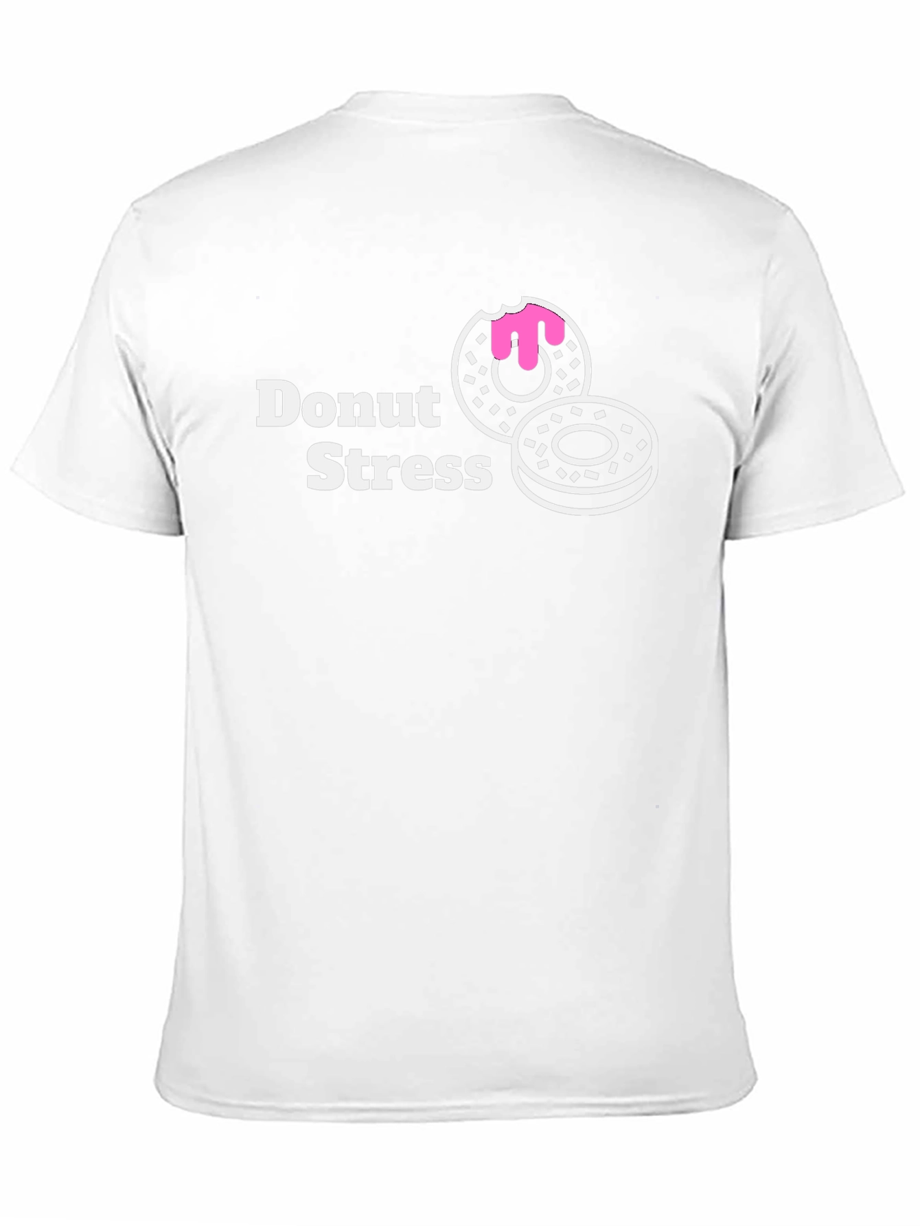Donut Stress Funny Graphic T-Shirt