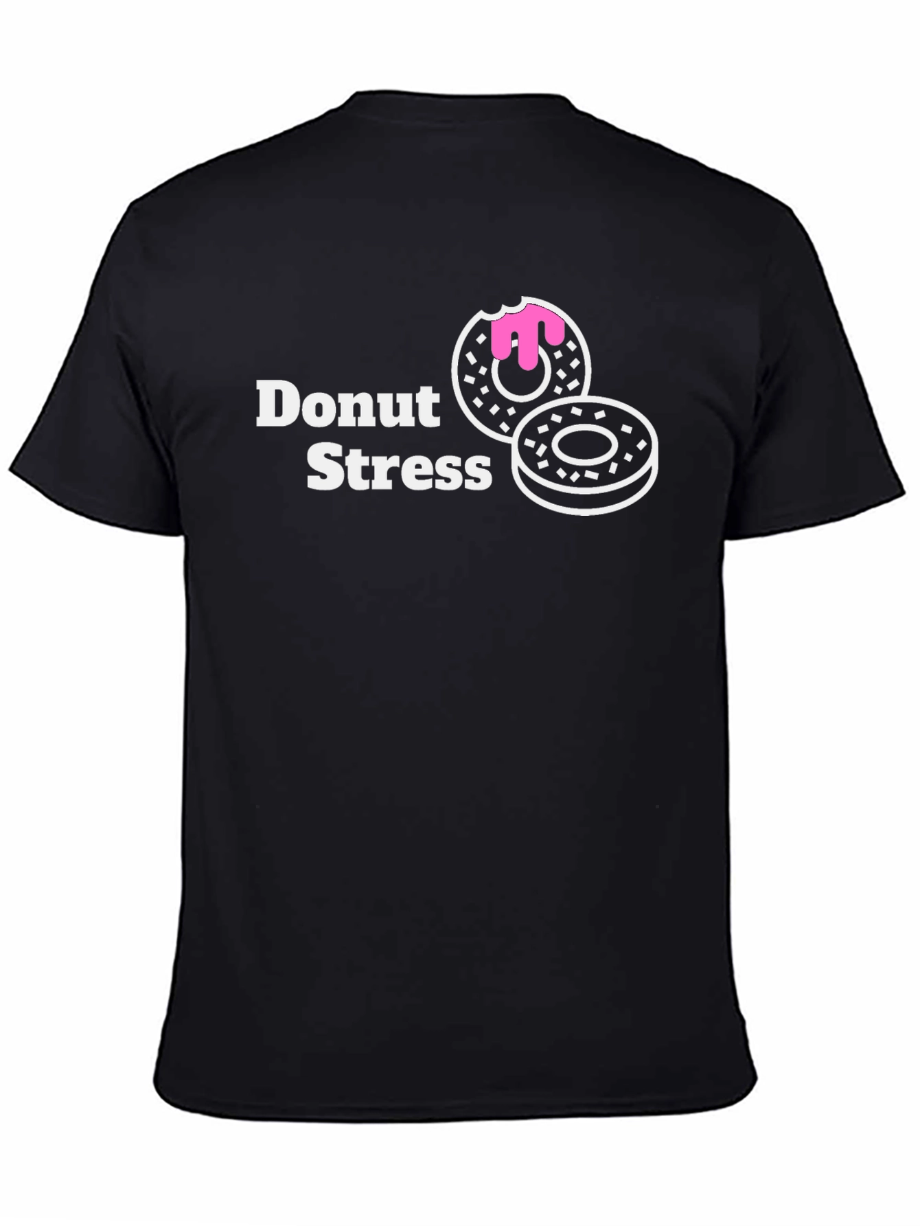 Donut Stress Funny Graphic T-Shirt