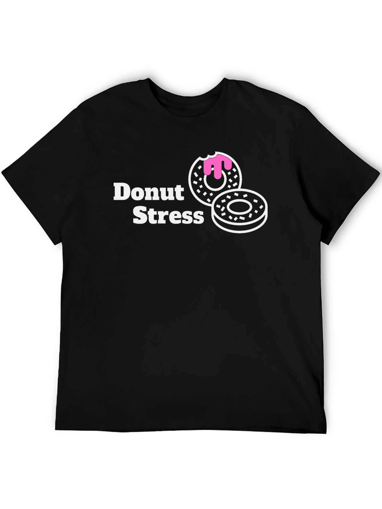 Donut Stress Funny Graphic T-Shirt