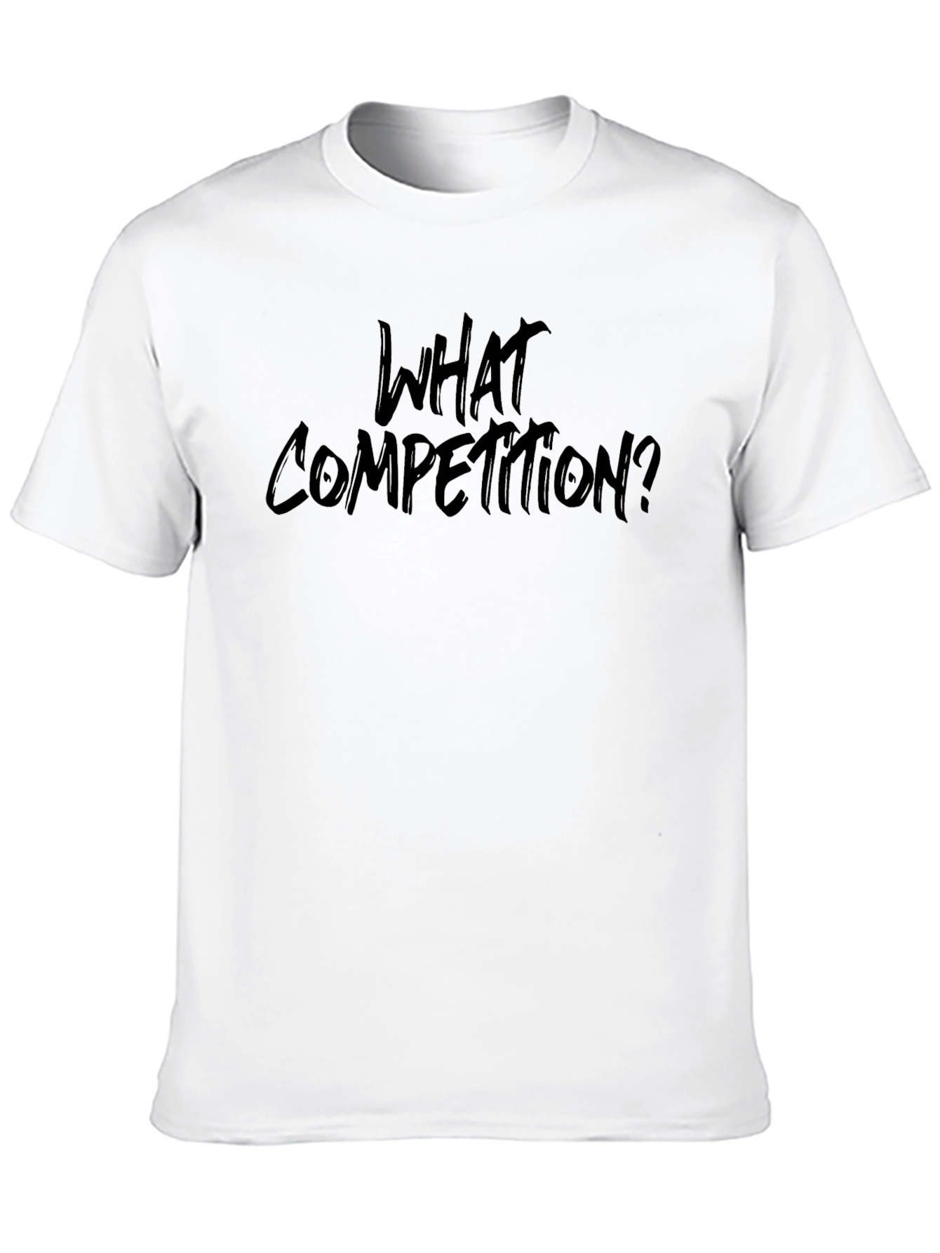 What Competition? Black Graphic Tee