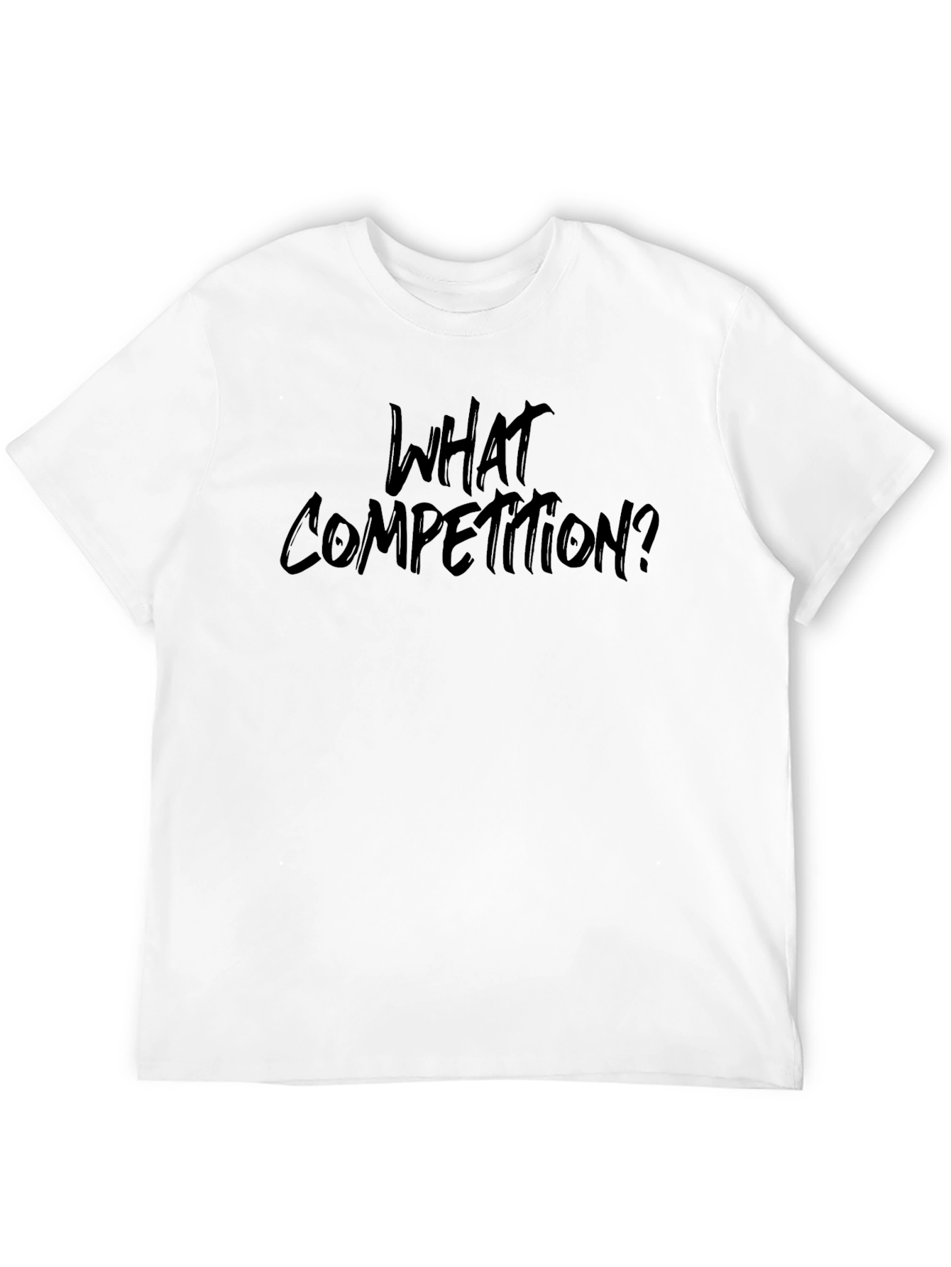 What Competition? Black Graphic Tee