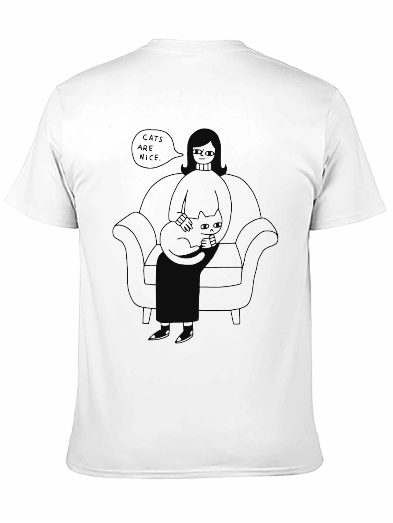 Cats are Nice Graphic Tee - Unisex T-Shirt