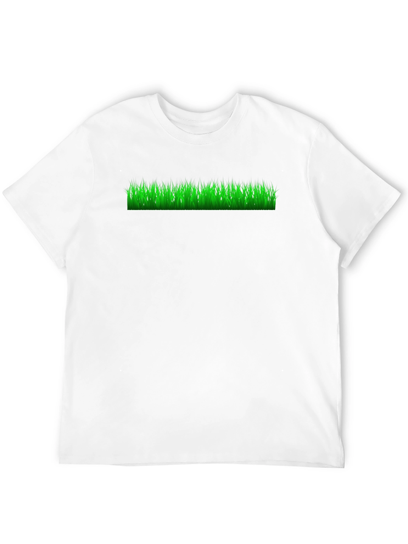 Green Grass Graphic Black Tee