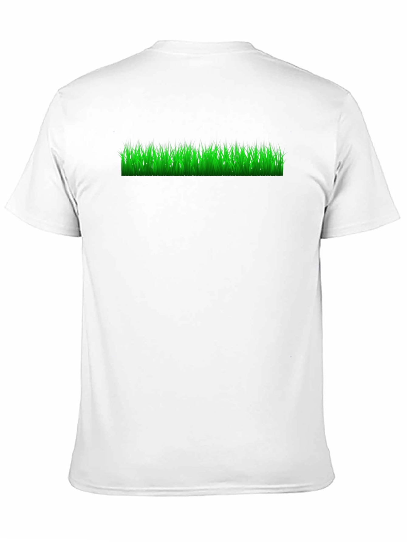 Green Grass Graphic Black Tee