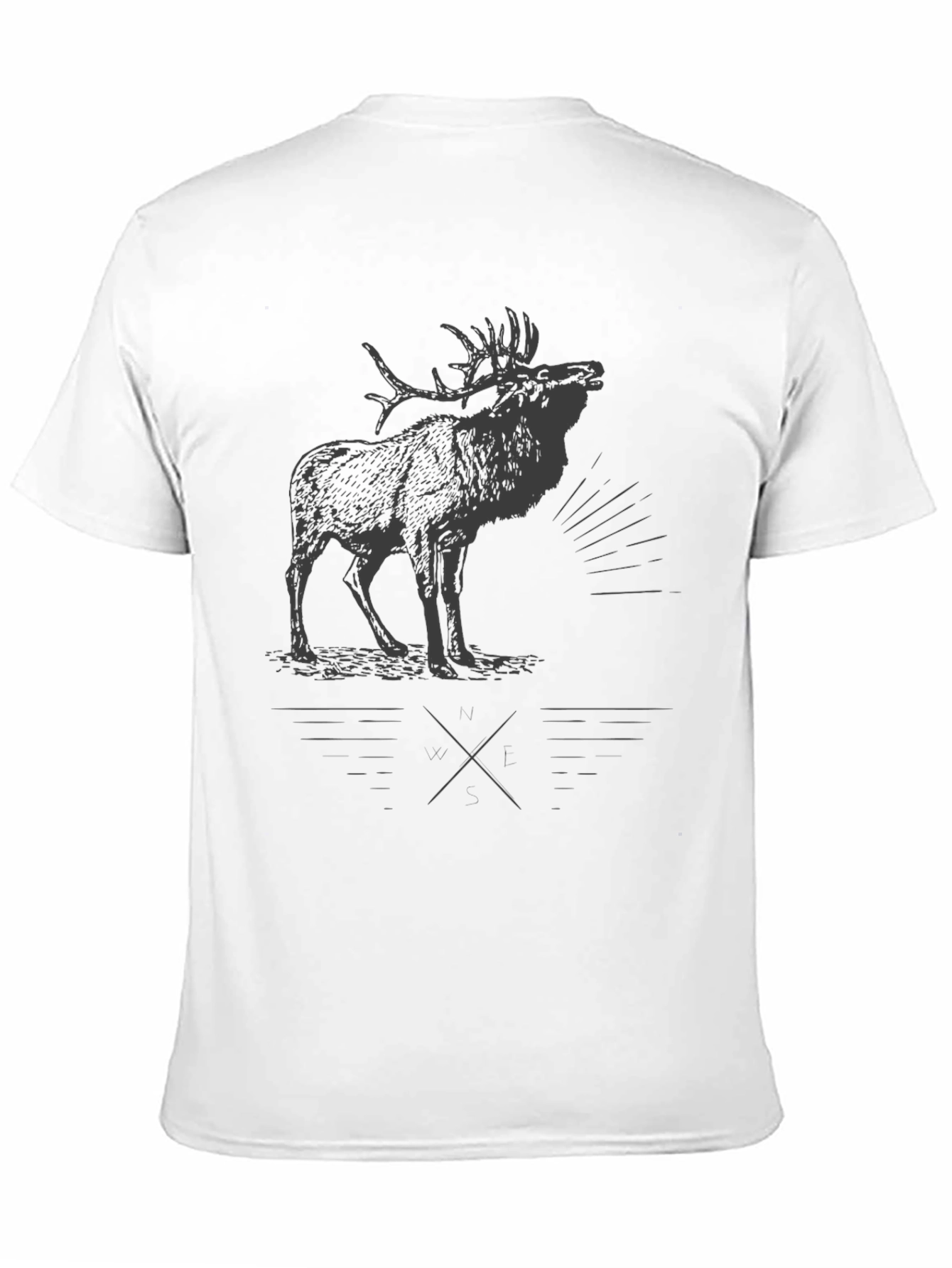 Mens Black Elk Graphic Tee