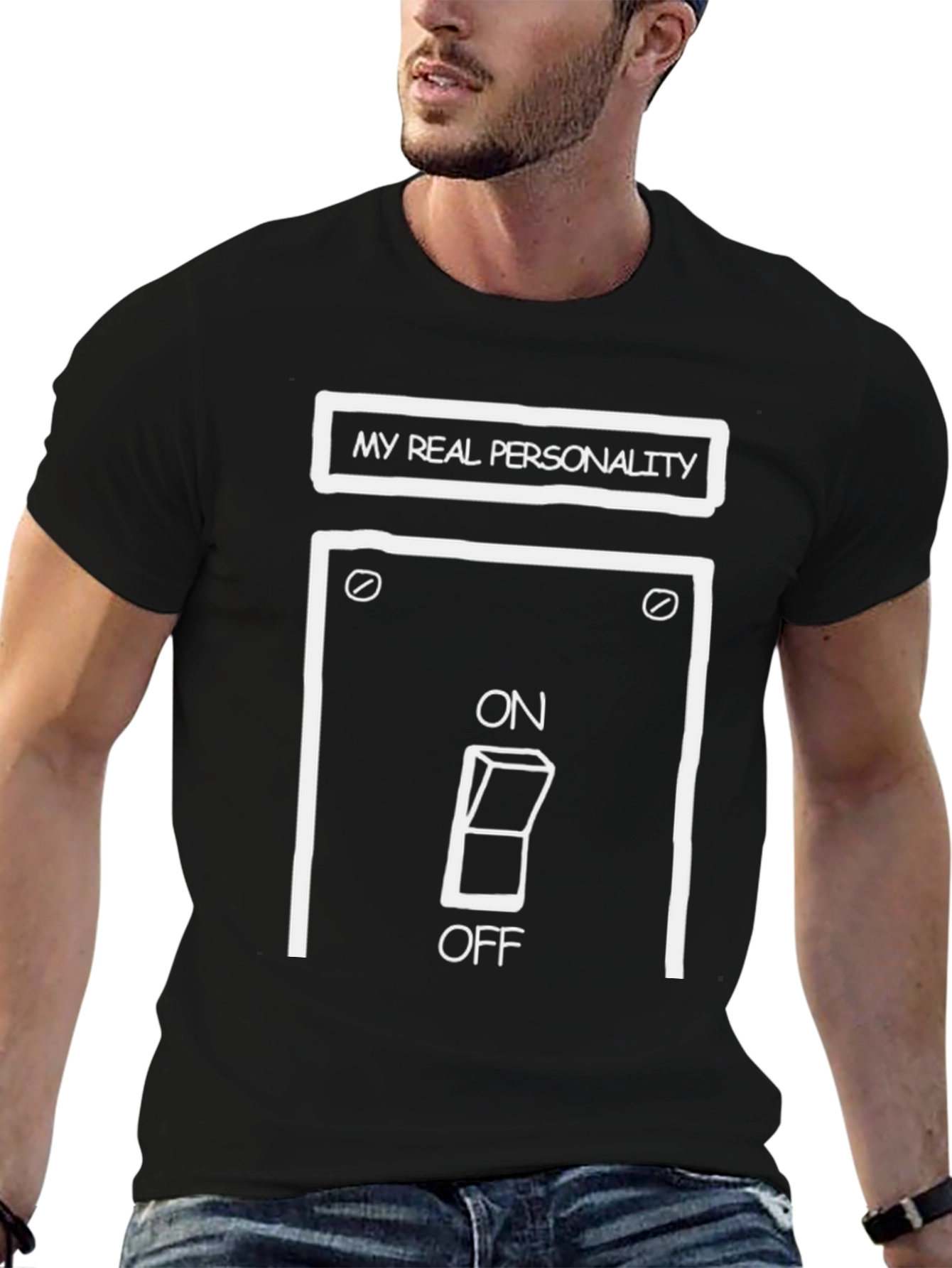 My Real Personality T-Shirt - On/Off Switch Graphic