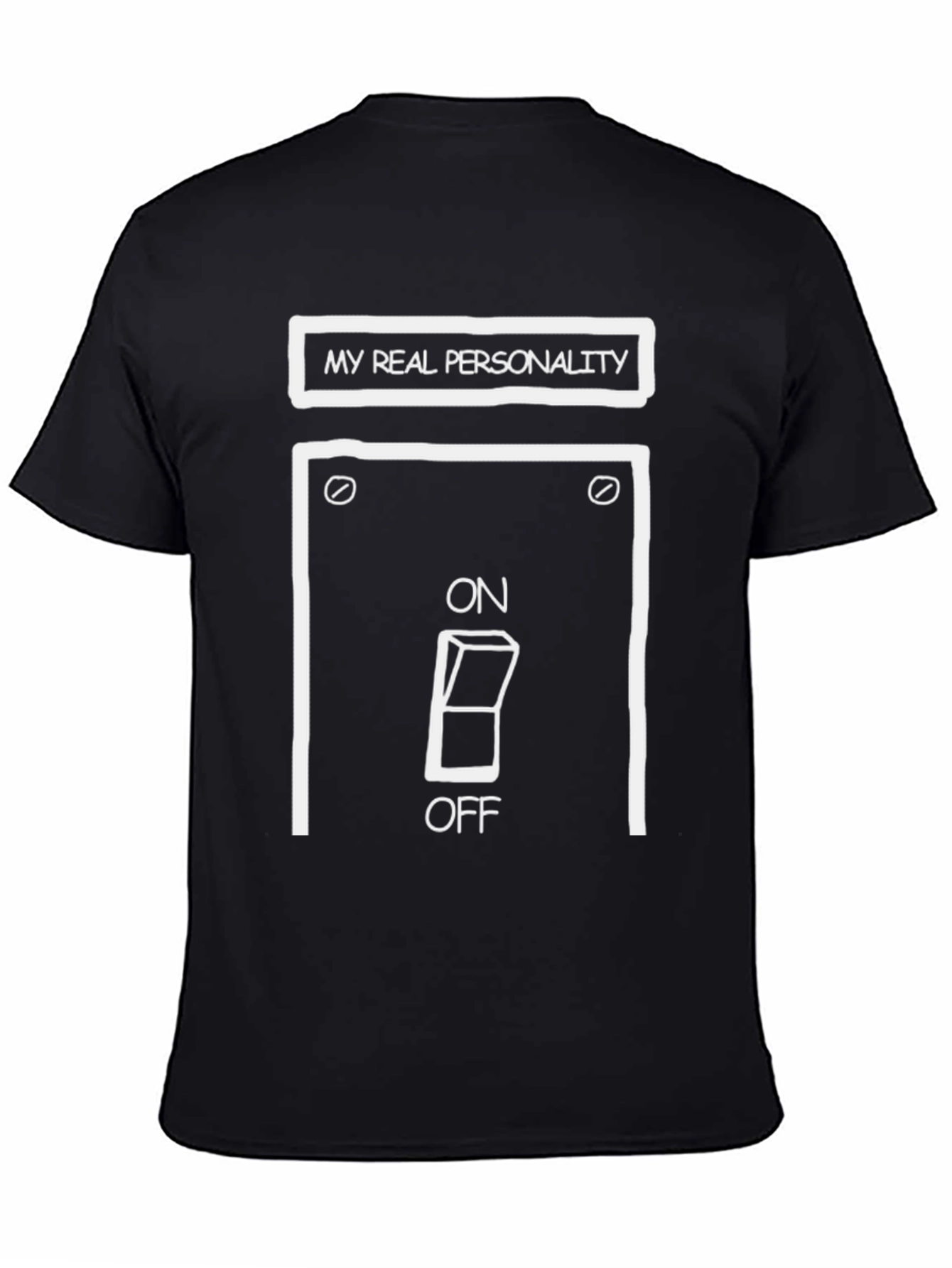 My Real Personality T-Shirt - On/Off Switch Graphic
