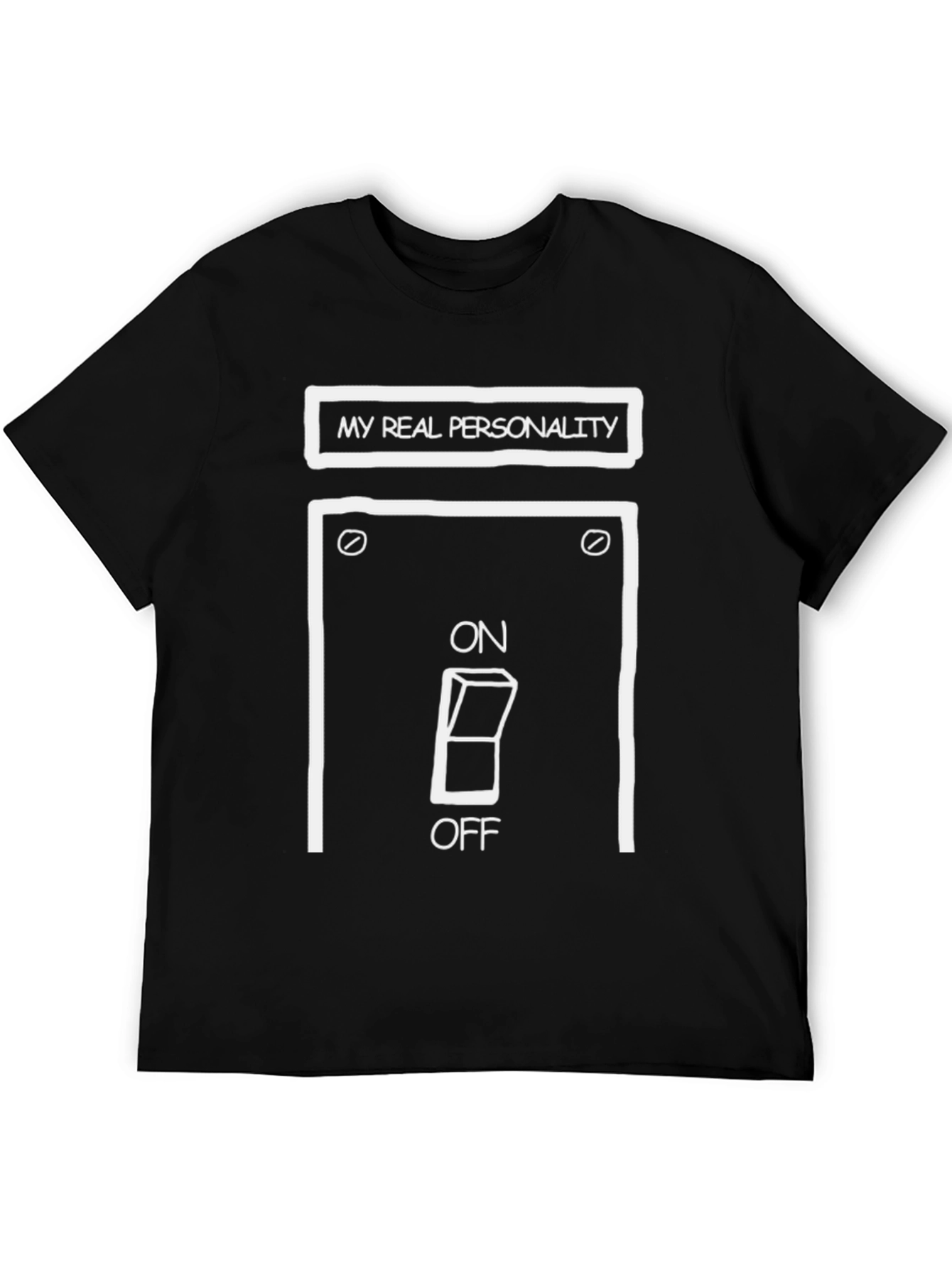 My Real Personality T-Shirt - On/Off Switch Graphic