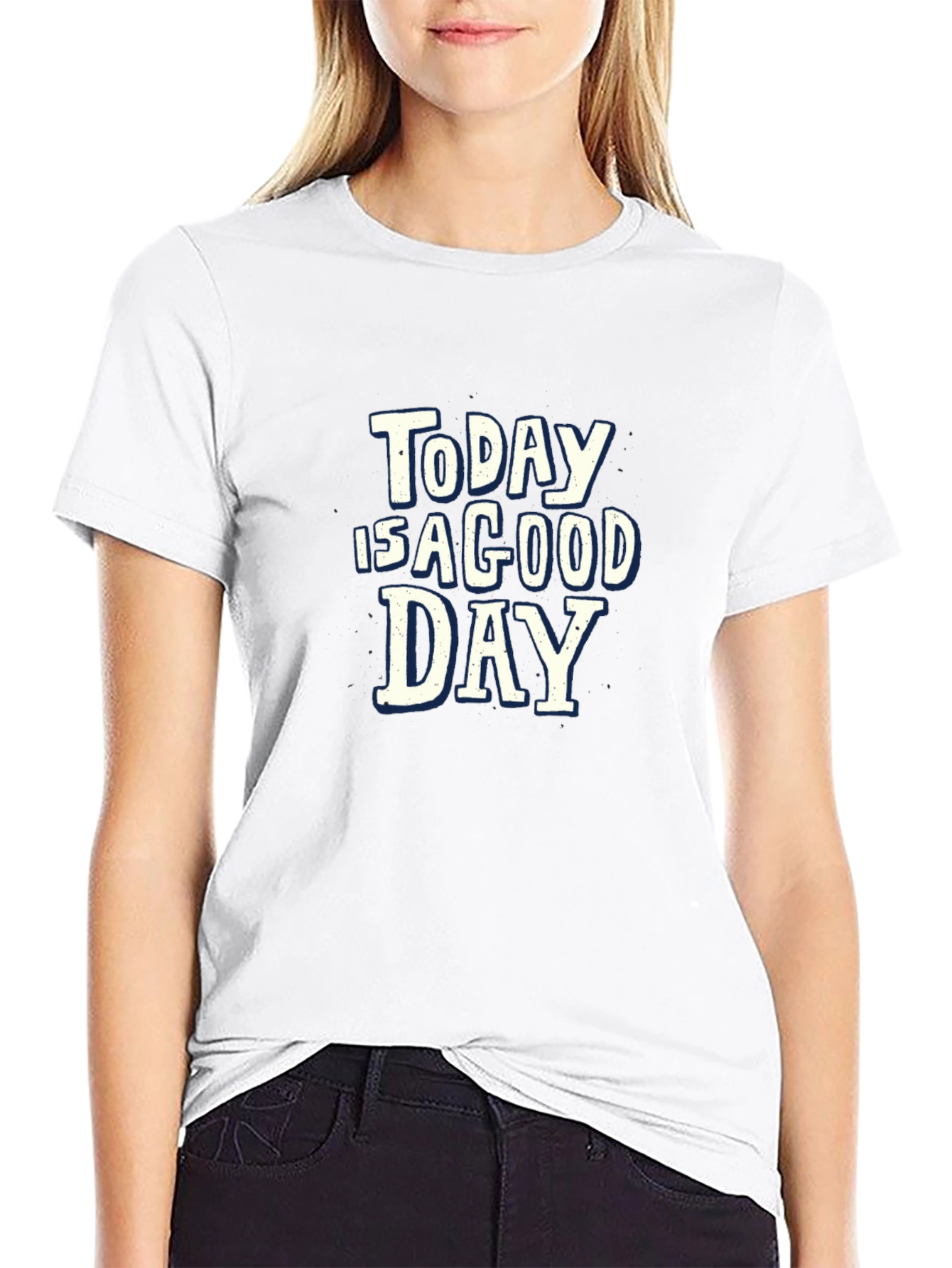 Today is a Good Day Graphic Tee - Black