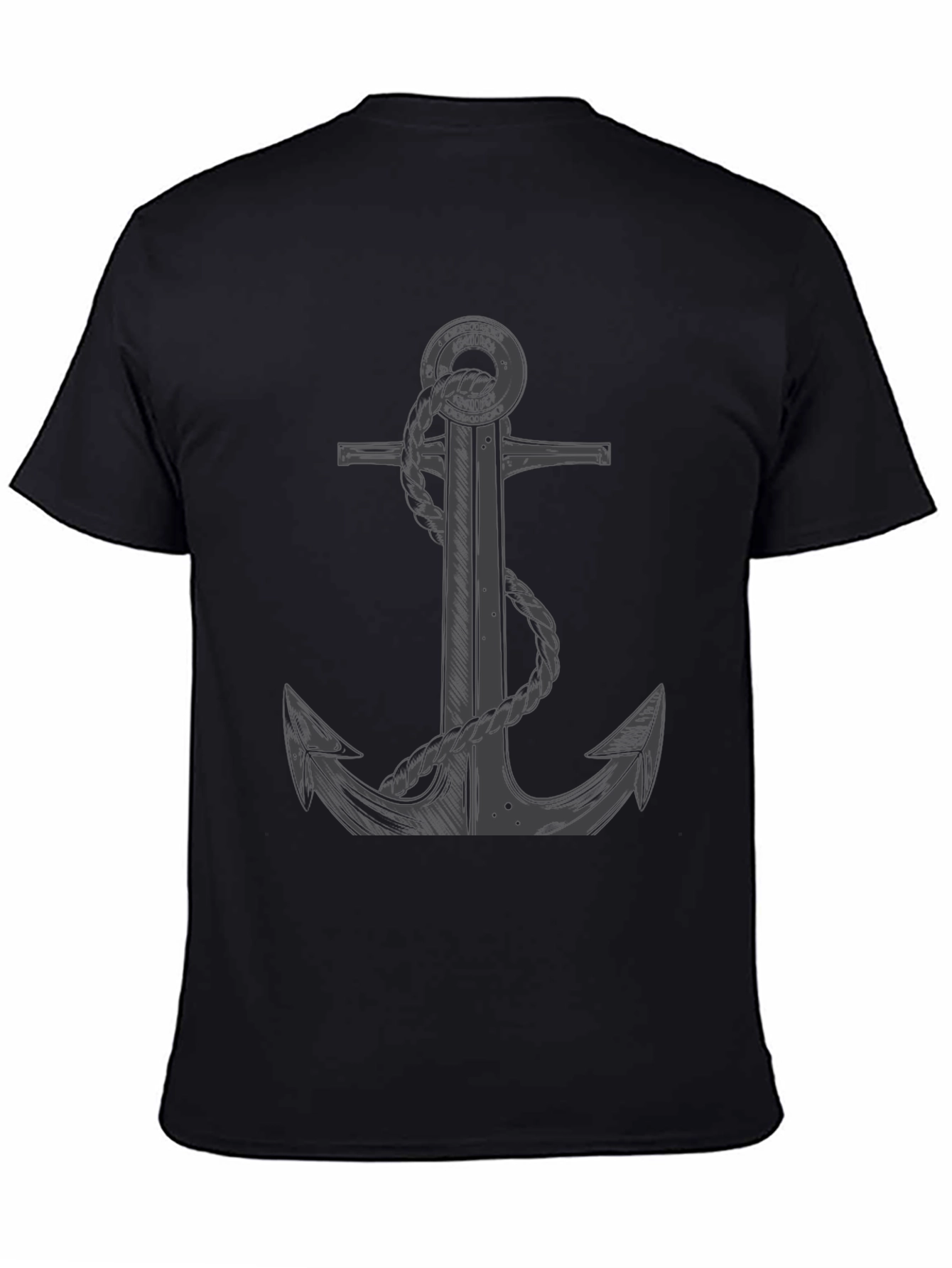Anchor Graphic Black T-Shirt