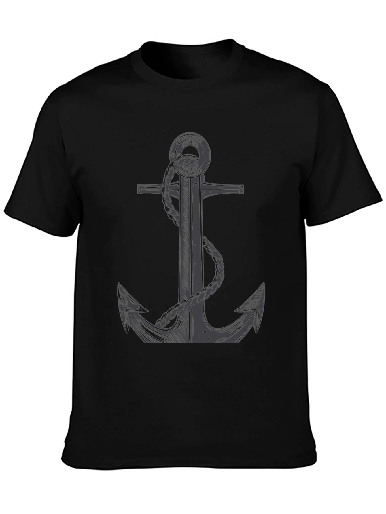 Anchor Graphic Black T-Shirt
