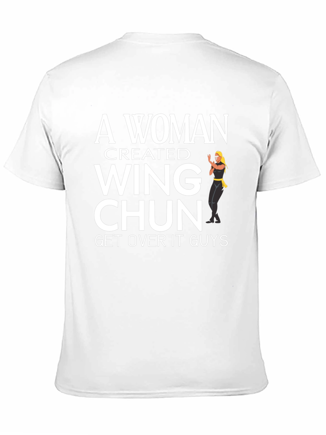 A Woman Created Wing Chun Black T-Shirt